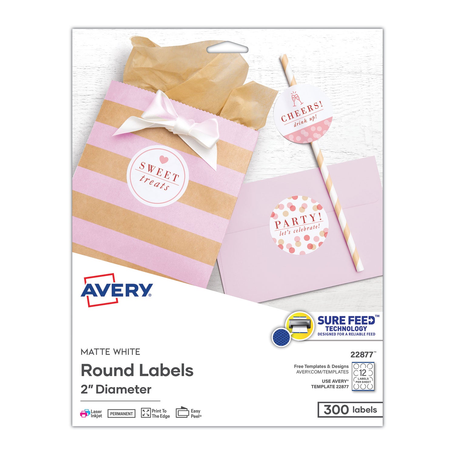 round-print-to-the-edge-labels-with-surefeed-and-easypeel-2-dia-matte-white-300-pack_ave22877 - 1