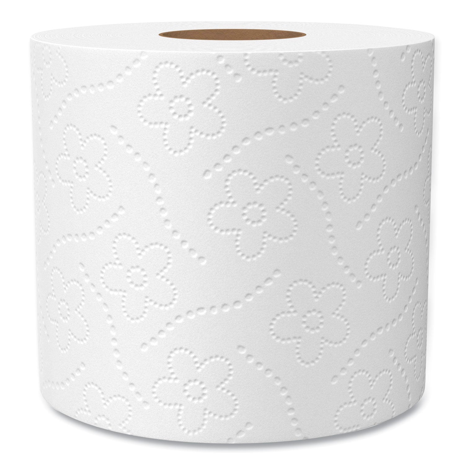 100% Recycled Bathroom Tissue, Septic Safe, Individually Wrapped Rolls, 2-Ply, White, 500 Sheets/Jumbo Roll, 60/Carton -