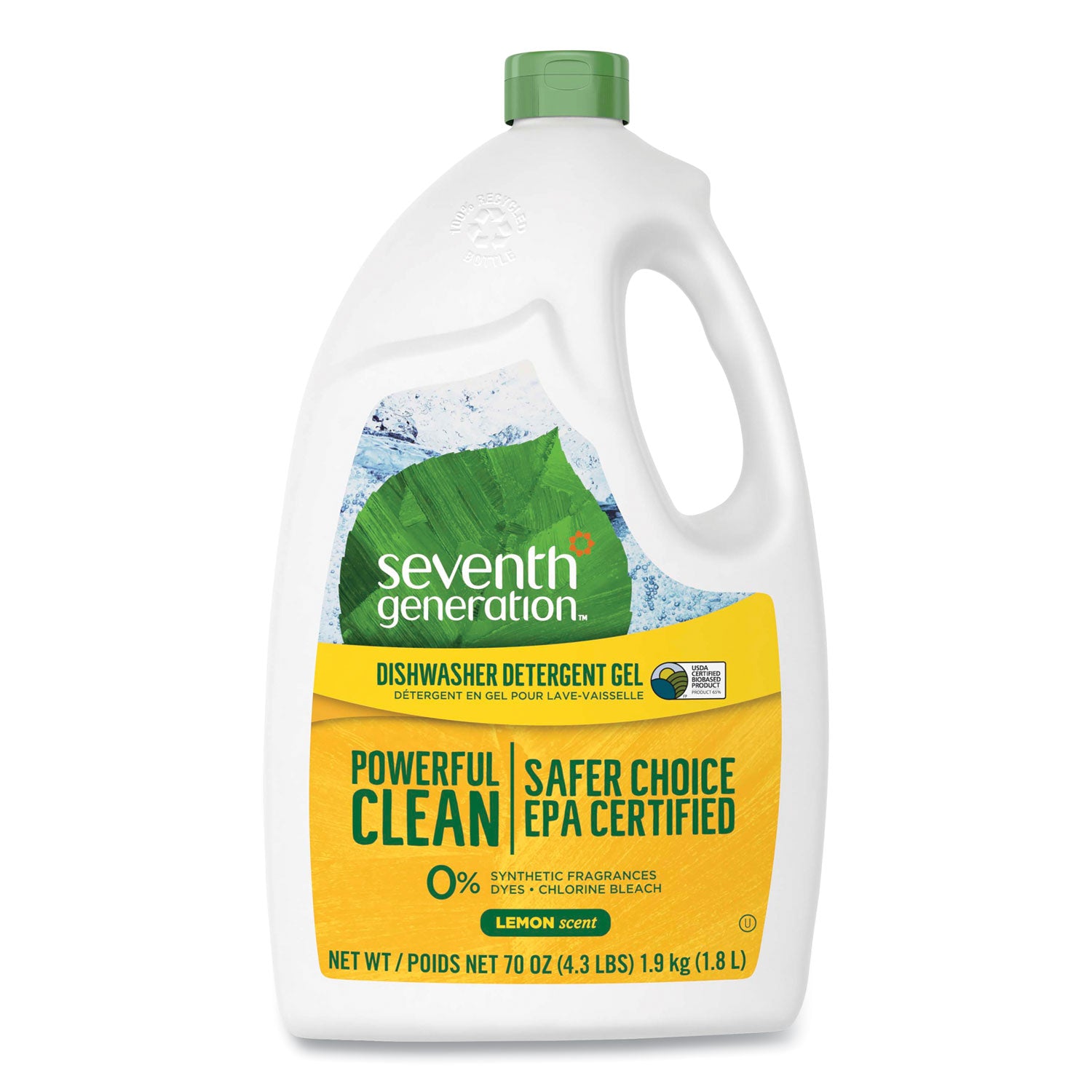 natural-automatic-dishwasher-gel-lemon-jumbo-70-oz-bottle-6-ct_sev22831ct - 1