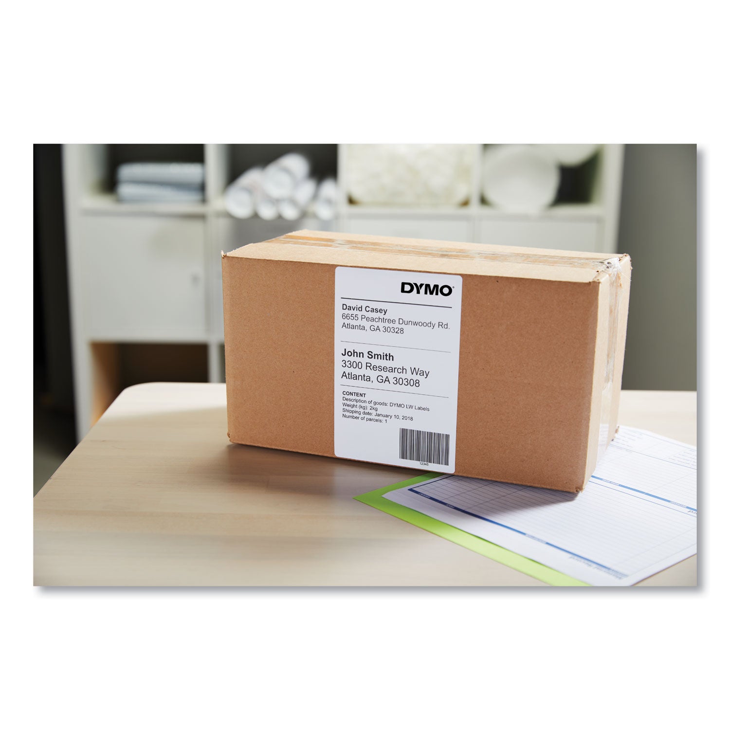 LabelWriter Shipping Labels, 4" x 6", White, 220 Labels/Roll -