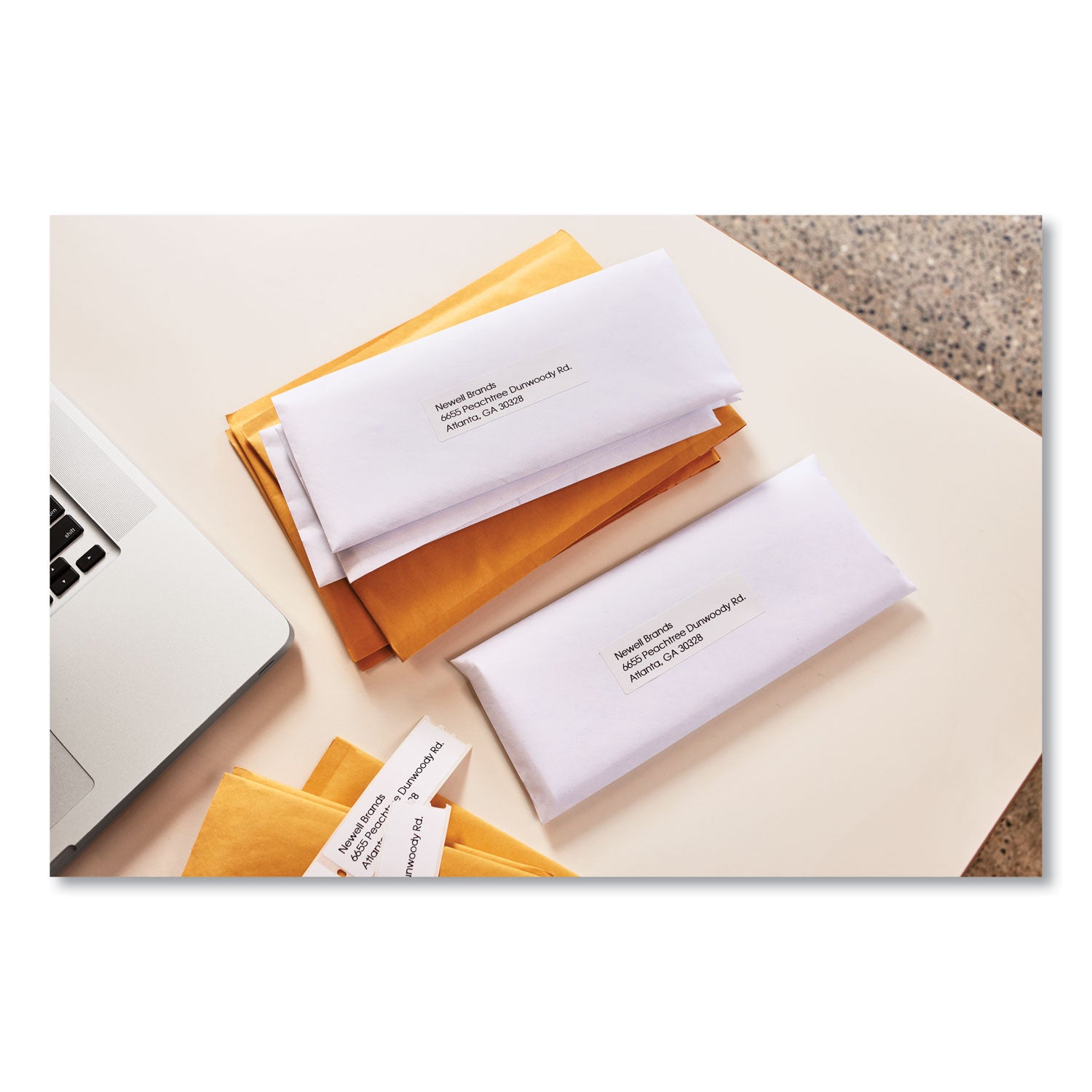 LabelWriter Address Labels, 1.12" x 3.5", White, 130 Labels/Roll, 2 Rolls/Pack -