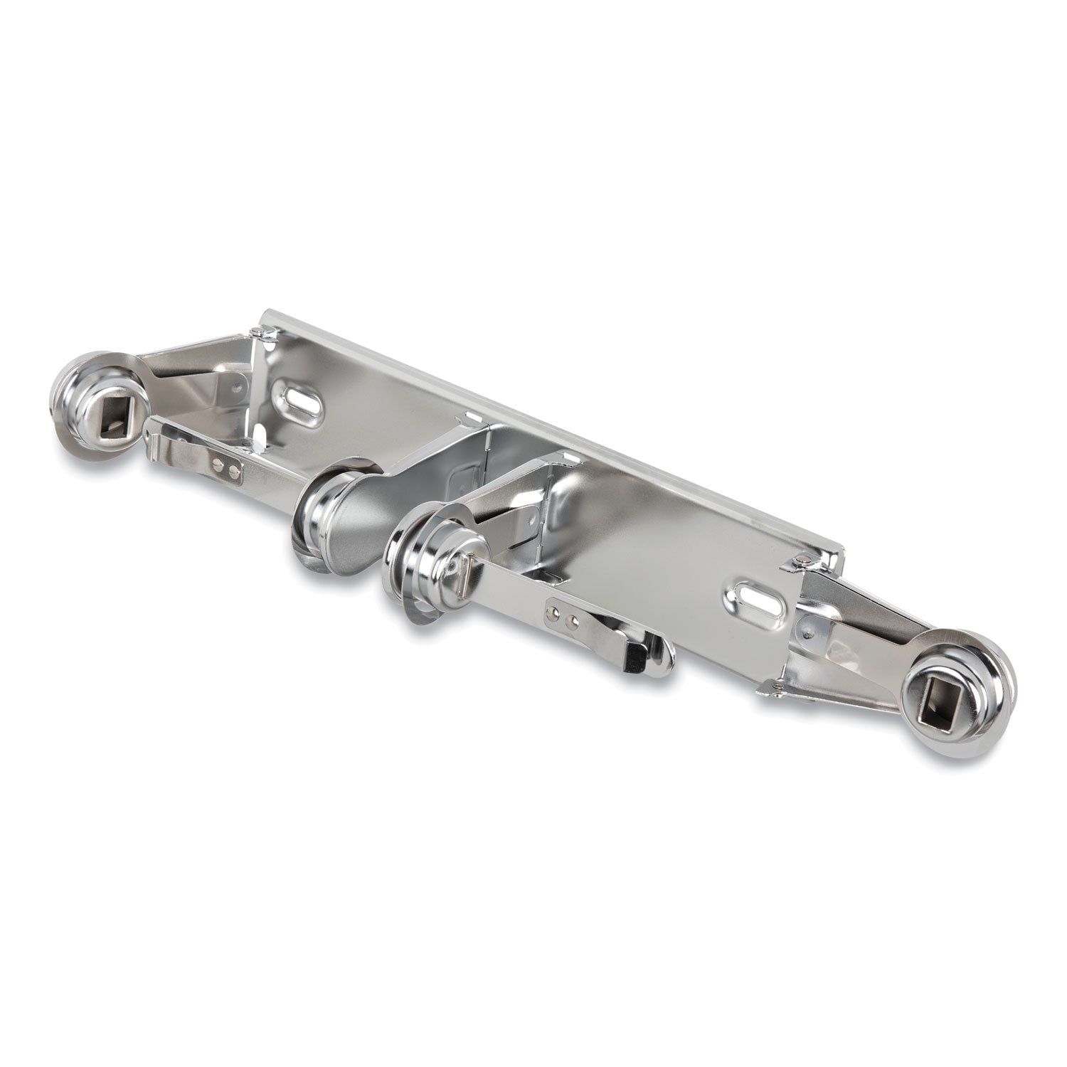 Locking Toilet Tissue Dispenser, 12.38 x 4.5 x 2.75, Chrome -