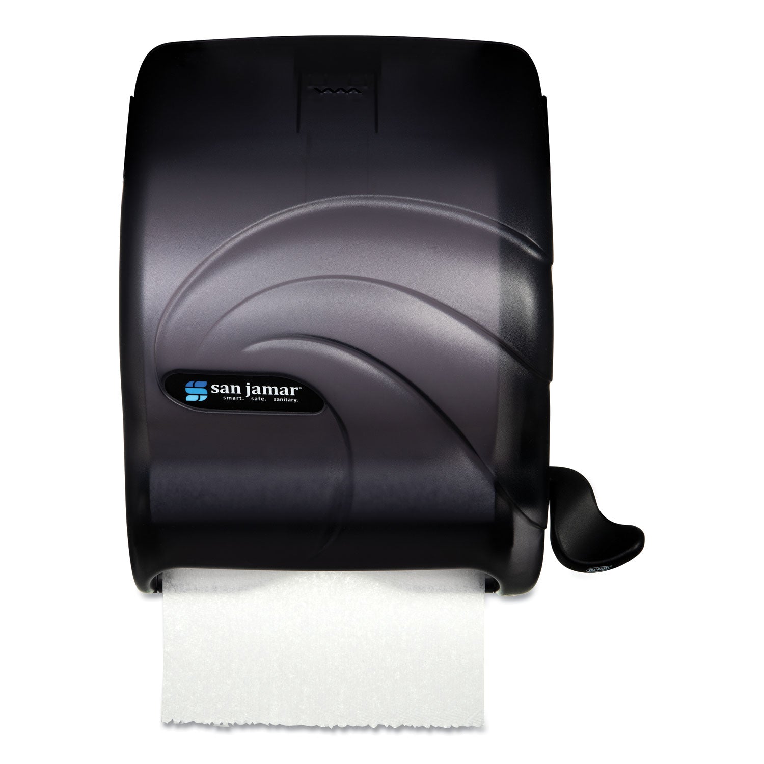 Element Lever Roll Towel Dispenser, Oceans, 12.5 x 8.5 x 12.75, Black Pearl -