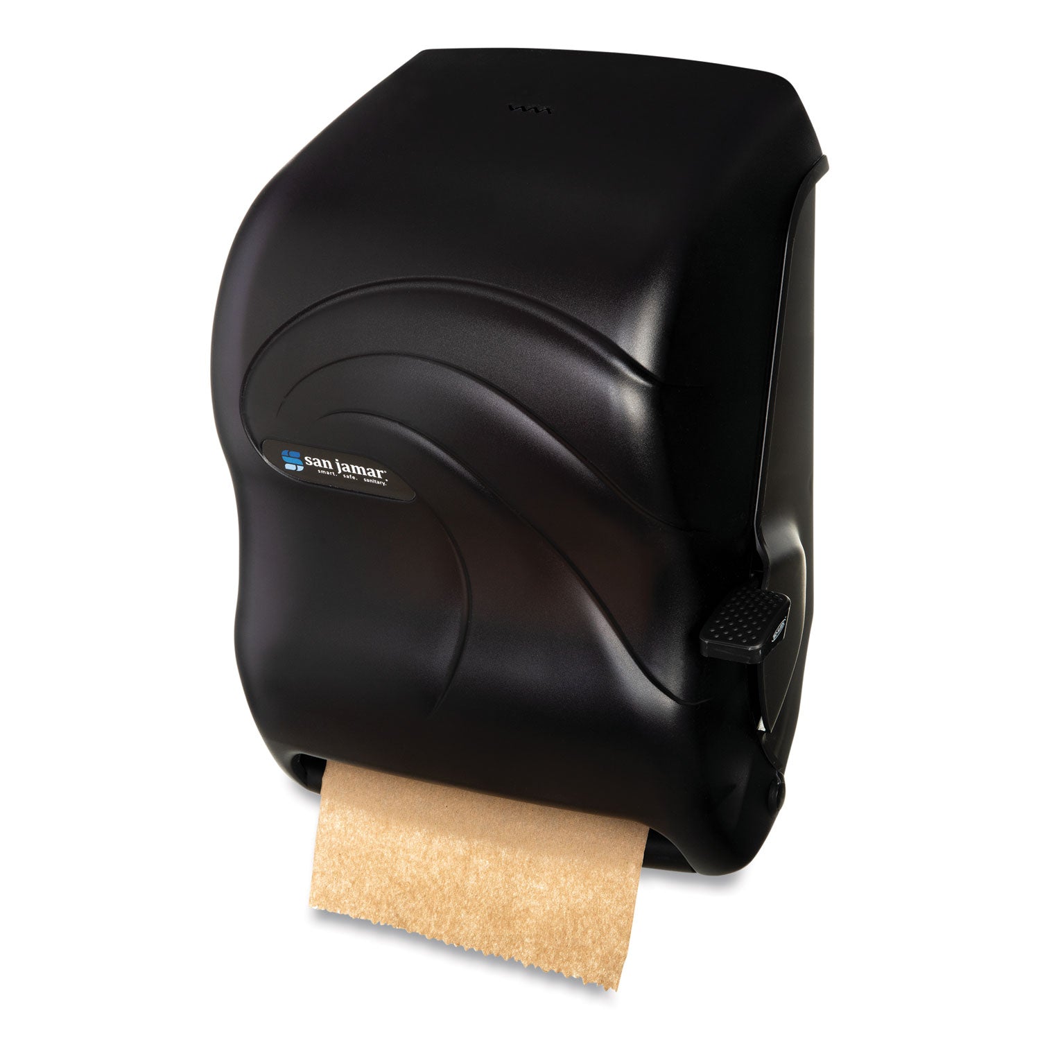Lever Roll Towel Dispenser, Oceans, 12.94 x 9.25 x 16.5, Black Pearl -