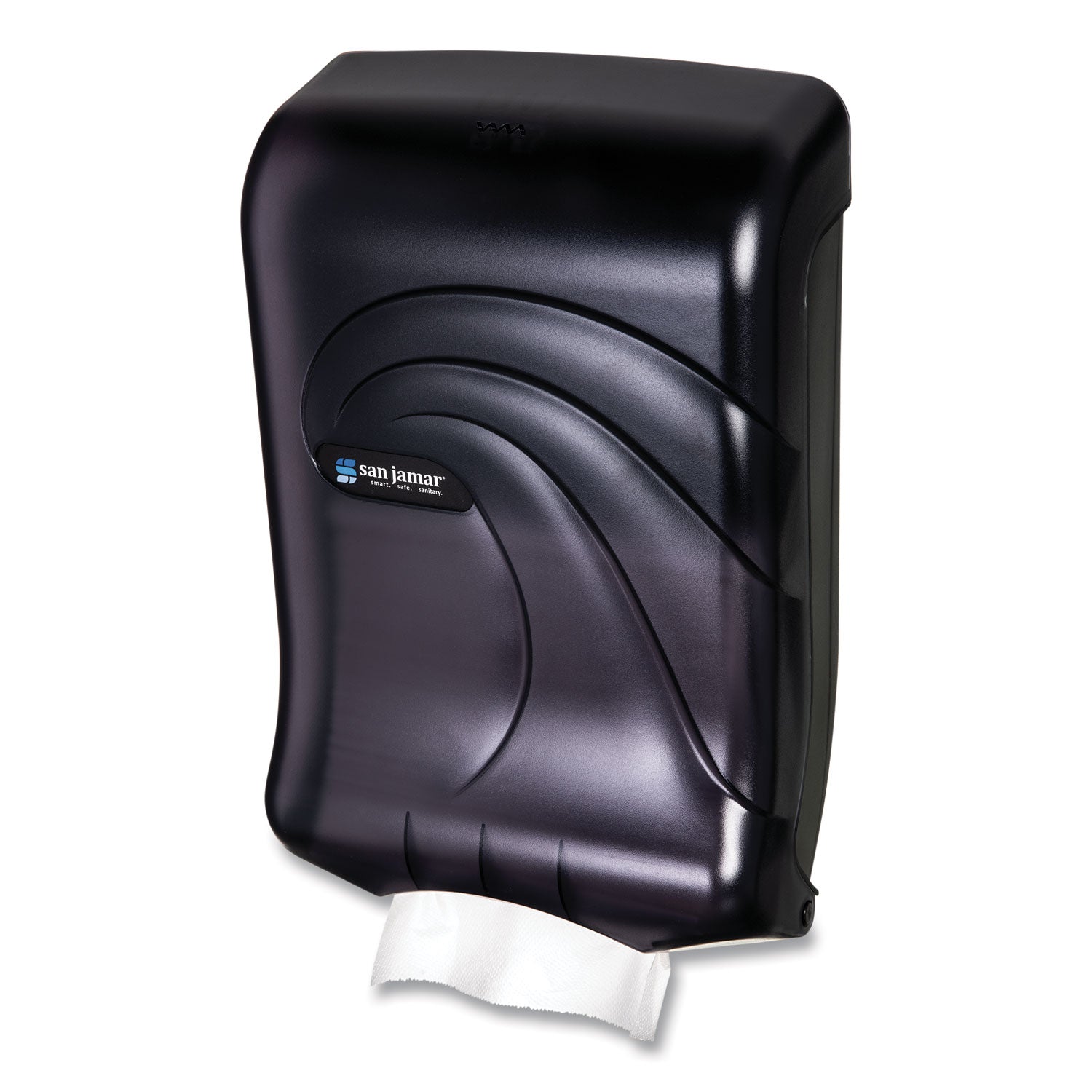 Ultrafold Multifold/C-Fold Towel Dispenser, Oceans, 11.75 x 6.25 x 18, Transparent Black Pearl -
