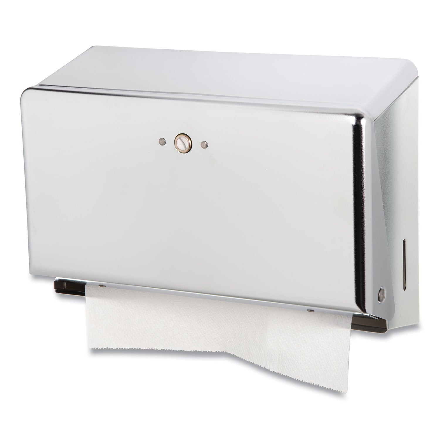 Mini C-Fold/Multifold Towel Dispenser, 11.13 x 3.88 x 7.88, Chrome -