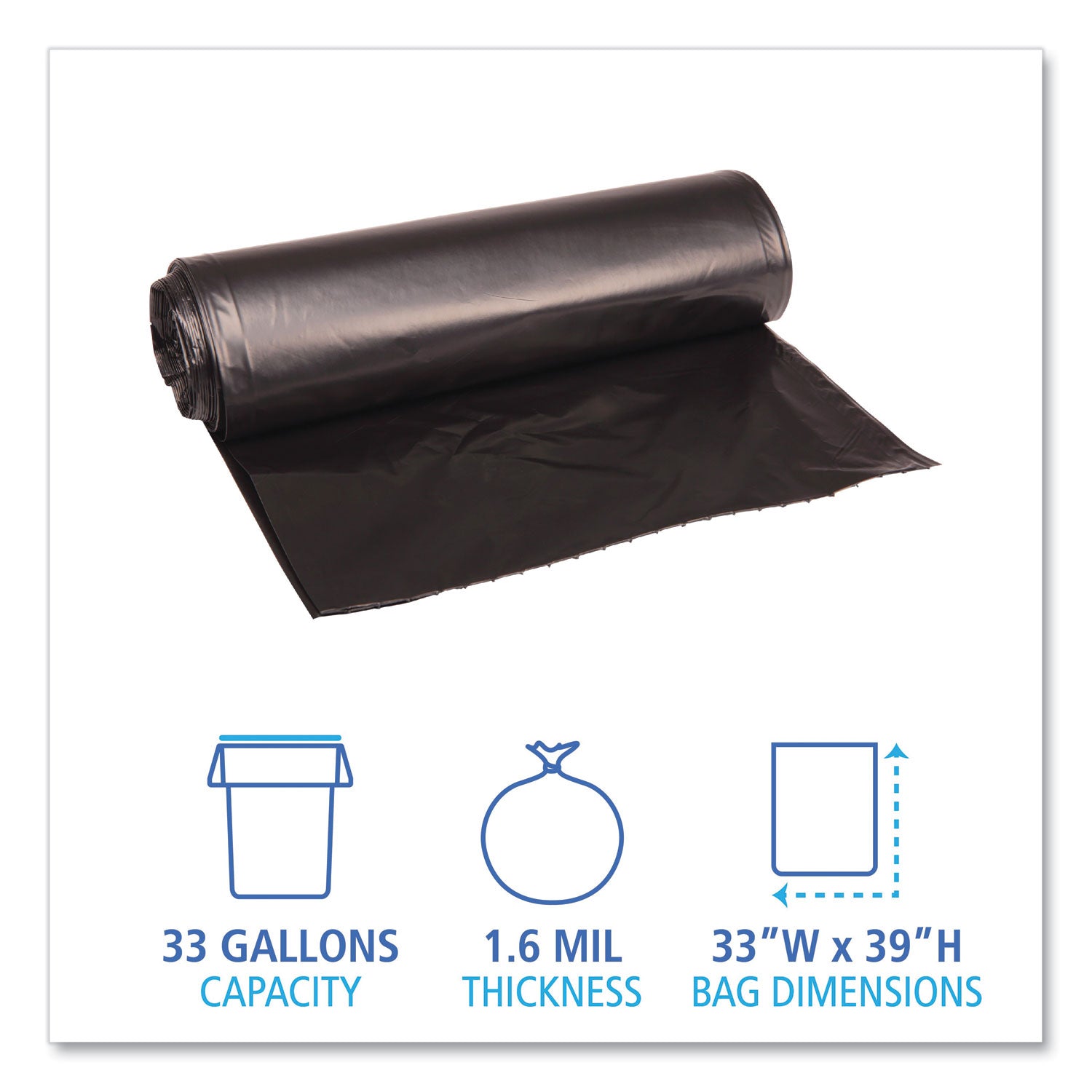 recycled-low-density-polyethylene-can-liners-33-gal-16-mil-33-x-39-black-10-bags-roll-10-rolls-carton_bwk520 - 2