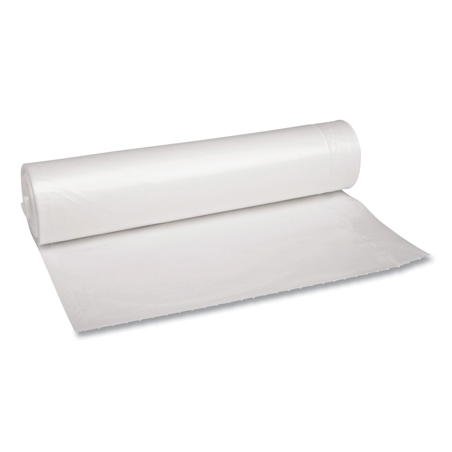 recycled-low-density-polyethylene-can-liners-45-gal-11-mil-40-x-46-clear-10-bags-roll-10-rolls-carton_bwk531 - 1