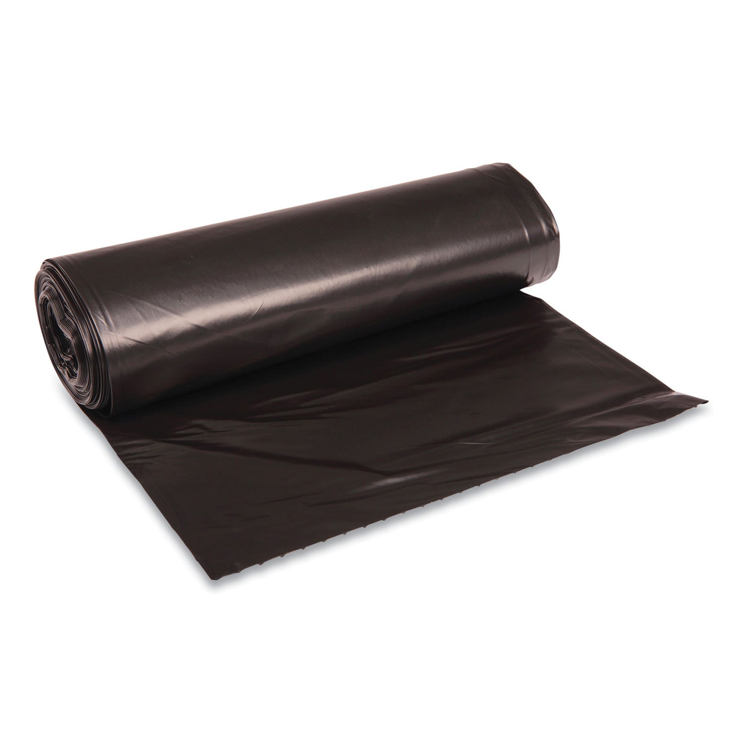 recycled-low-density-polyethylene-can-liners-45-gal-16-mil-40-x-46-black-10-bags-roll-10-rolls-carton_bwk521 - 1