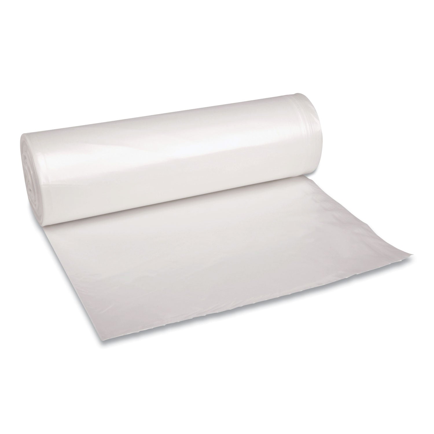 recycled-low-density-polyethylene-can-liners-60-gal-14-mil-38-x-58-clear-10-bags-roll-10-rolls-carton_bwk537 - 1