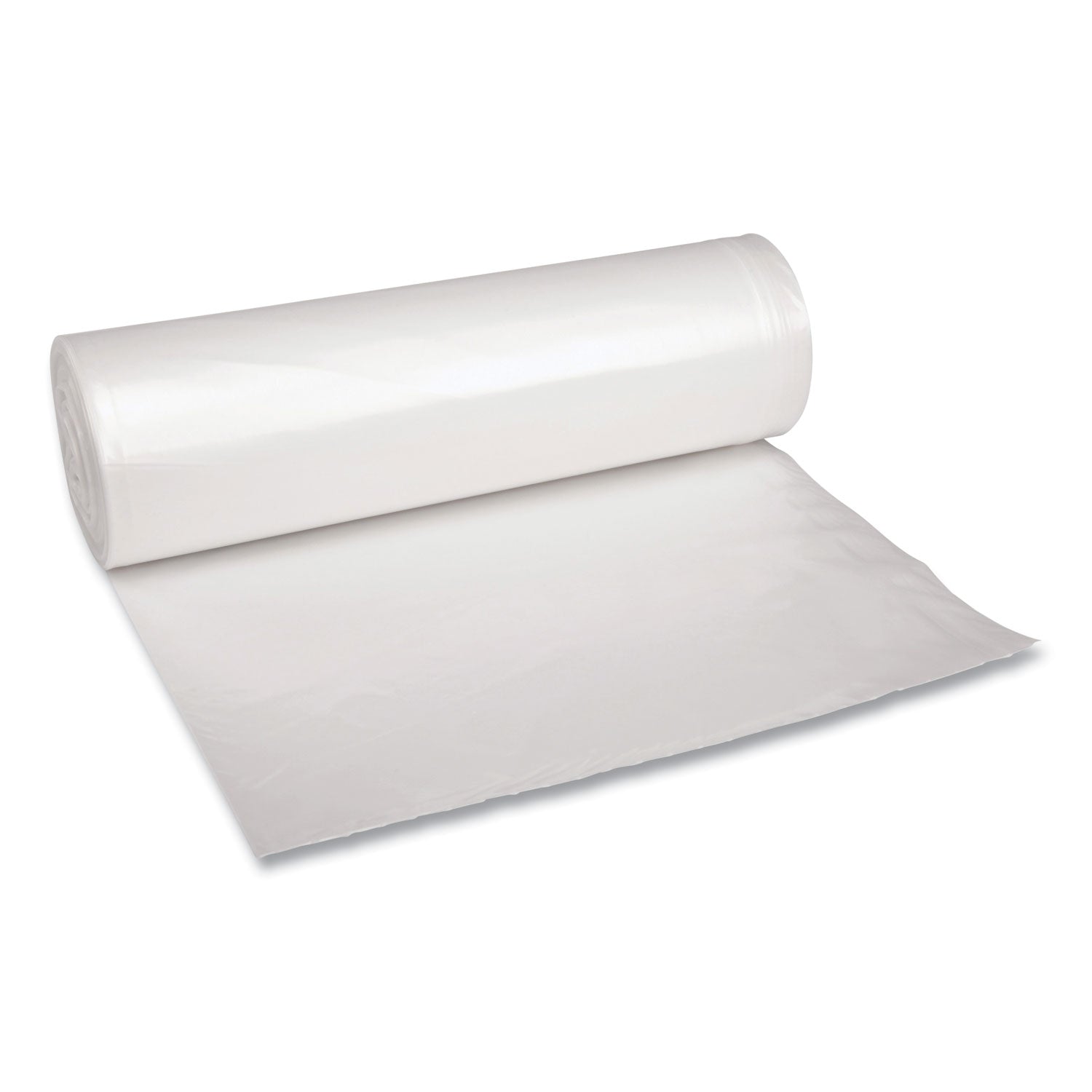 recycled-low-density-polyethylene-can-liners-45-gal-14-mil-40-x-46-clear-10-bags-roll-10-rolls-carton_bwk535 - 1
