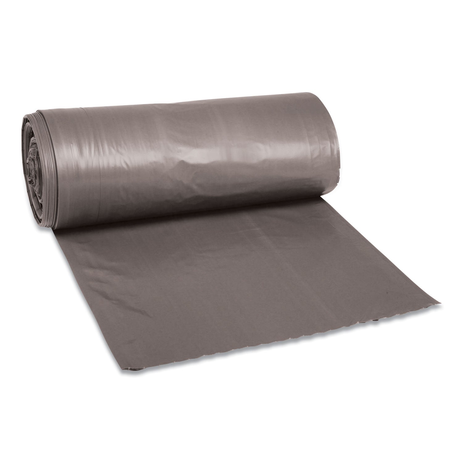 low-density-waste-can-liners-33-gal-11-mil-33-x-39-gray-25-bags-roll-4-rolls-carton_bwk3339seh - 1