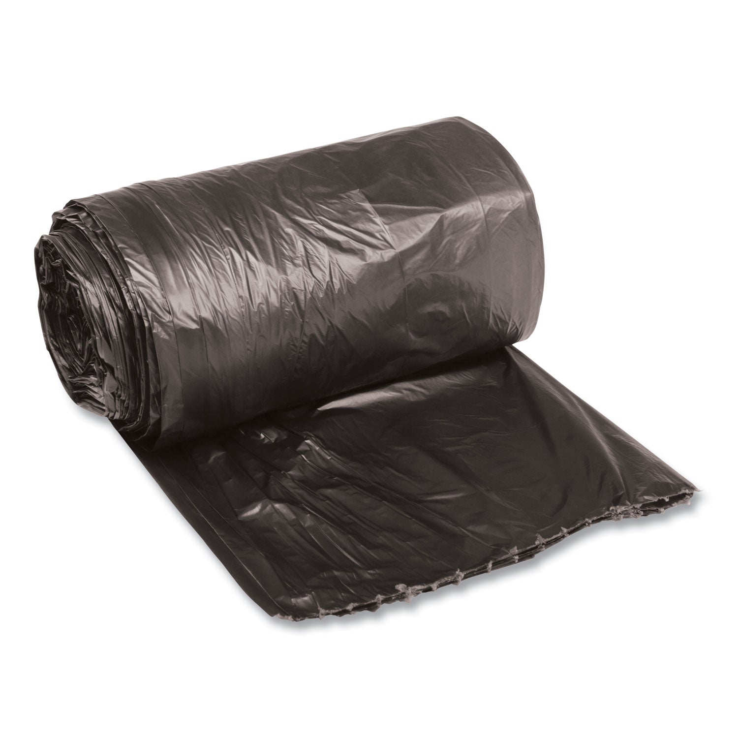 low-density-waste-can-liners-16-gal-035-mil-24-x-32-black-50-bags-roll-10-rolls-carton_bwk2432l - 1