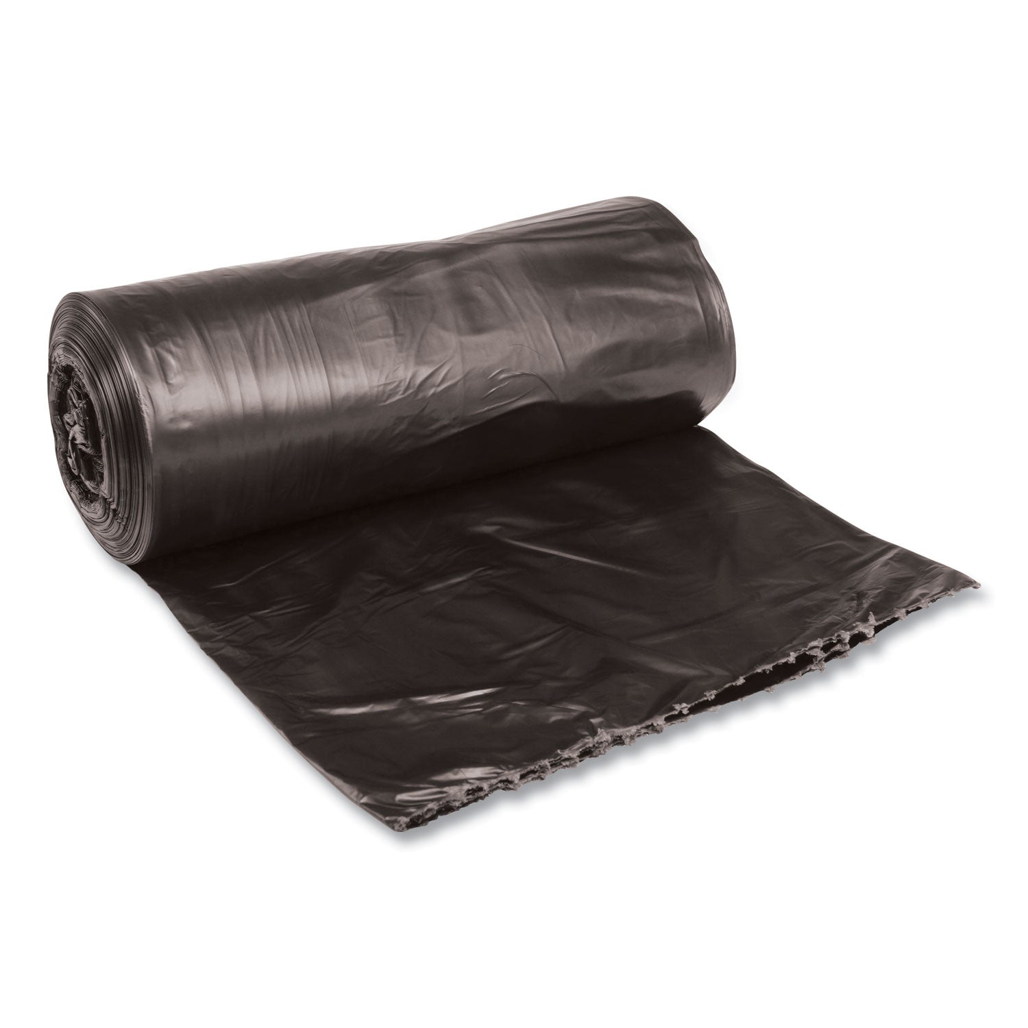 low-density-waste-can-liners-33-gal-05-mil-33-x-39-black-25-bags-roll-8-rolls-carton_bwk3339h - 1