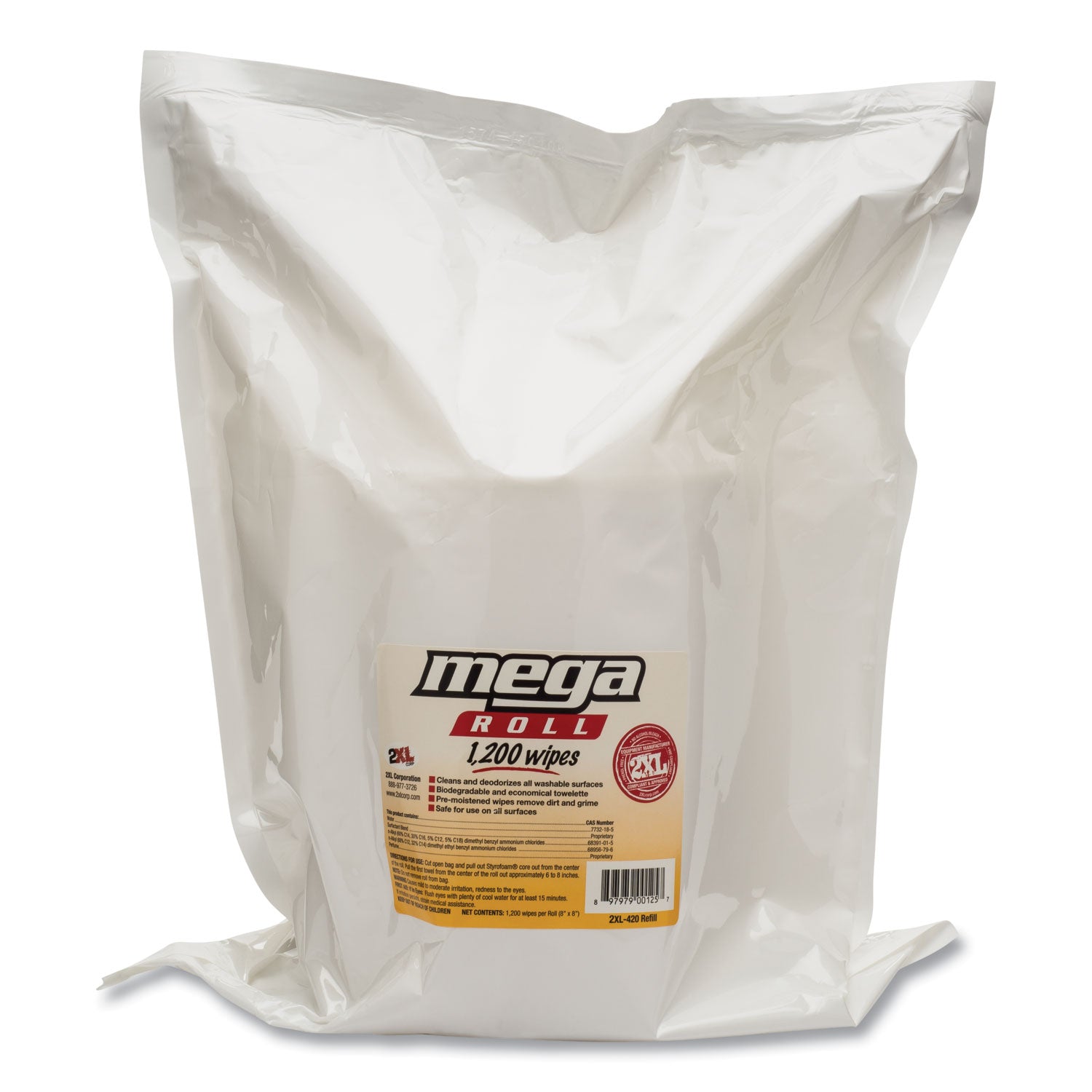 gym-wipes-mega-roll-refill-8-x-8-unscented-white-1200-roll-2-rolls-carton_txll420 - 1