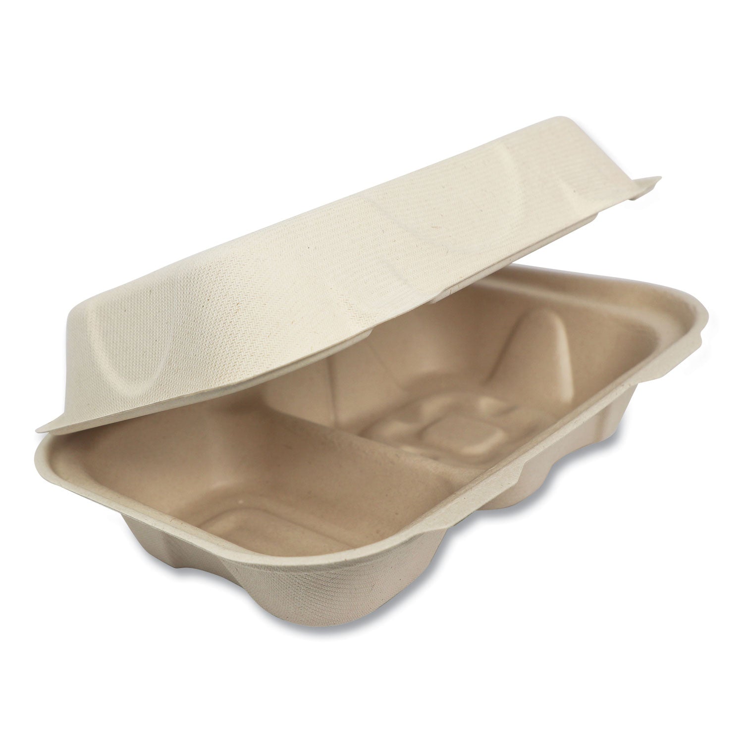 fiber-hinged-hoagie-box-containers-2-compartment-9-x-6-x-3-natural-paper-500-carton_wortoscu34d - 1