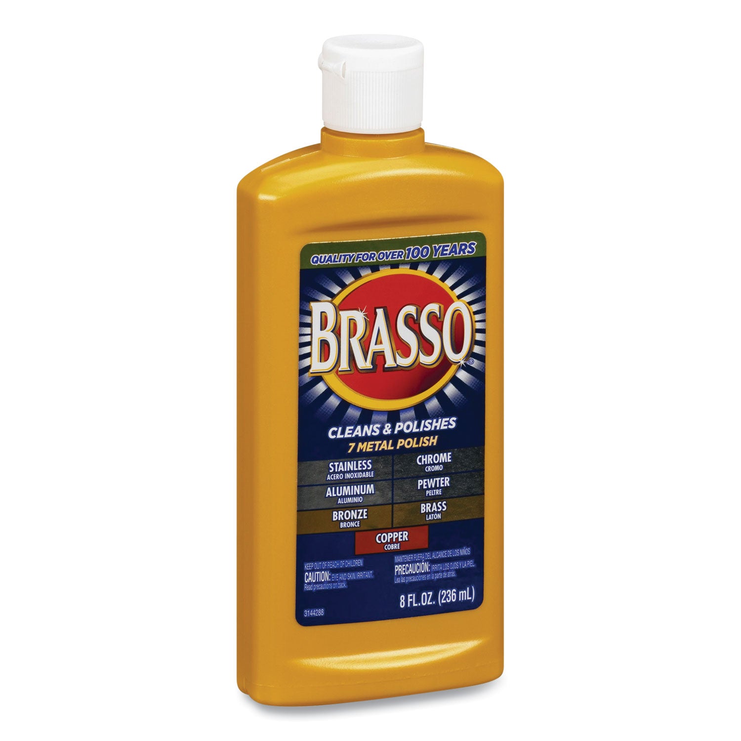 Metal Surface Polish, 8 oz Bottle -
