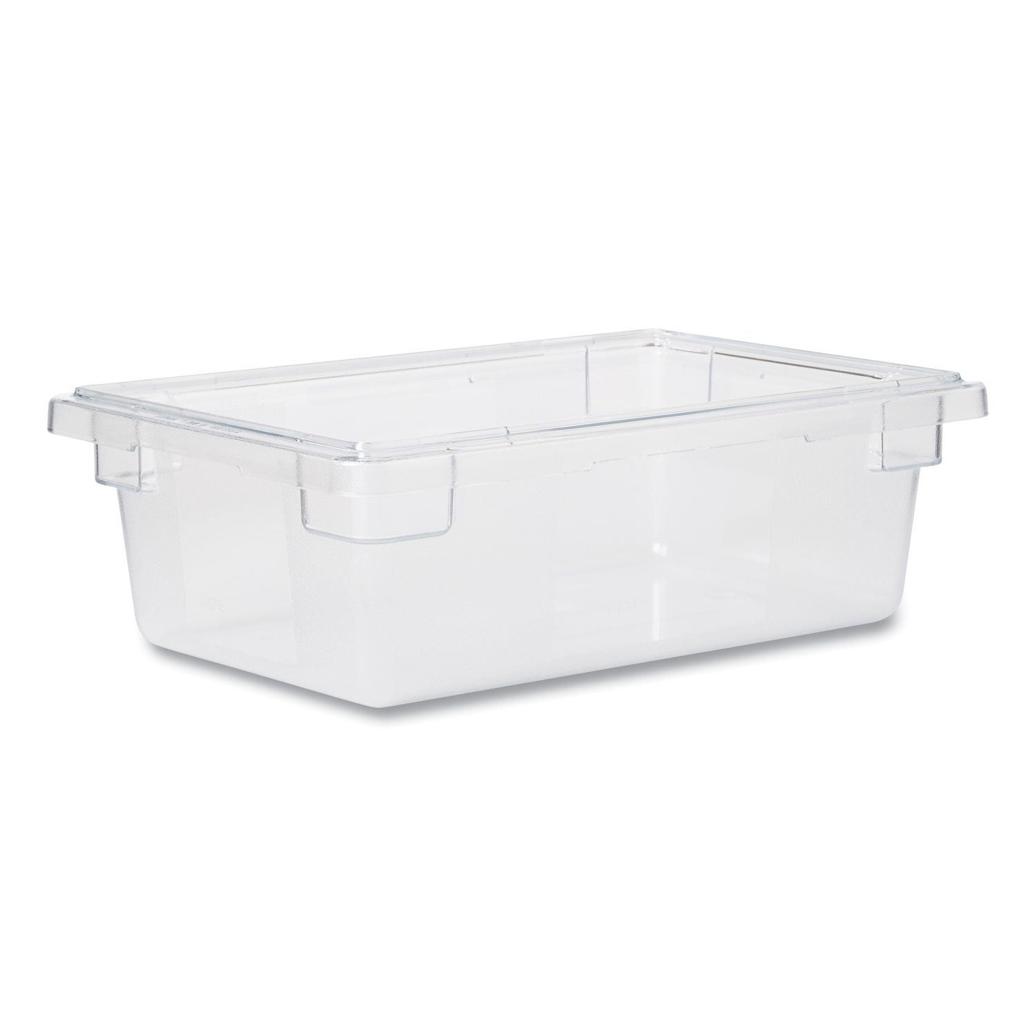 Food/Tote Boxes, 3 1/2gal, 18w x 12d x 6h, Clear - 1