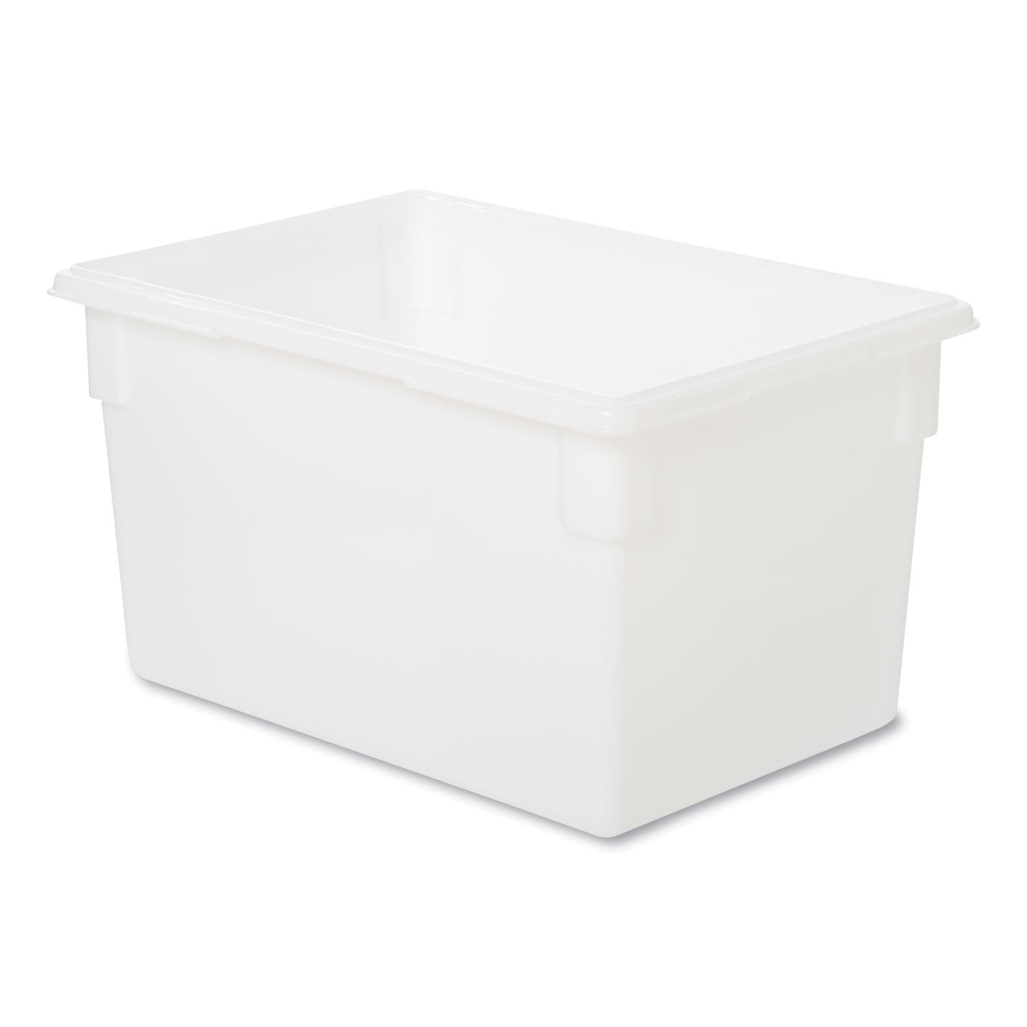 Food/Tote Boxes, 21.5 gal, 26 x 18 x 15, White, Plastic -