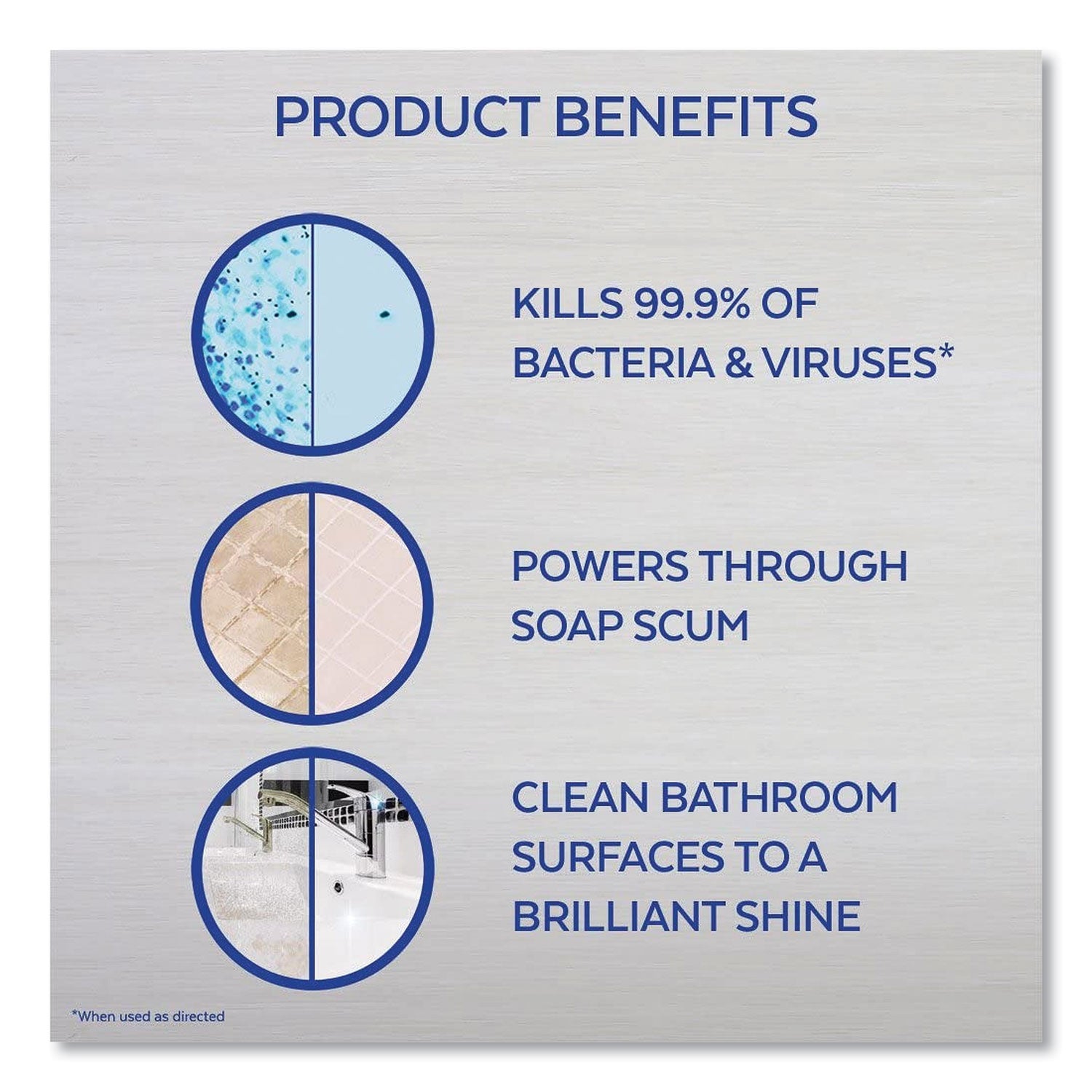 Disinfectant Power Bathroom Foamer, Liquid, Atlantic Fresh, 32 oz Spray Bottle -