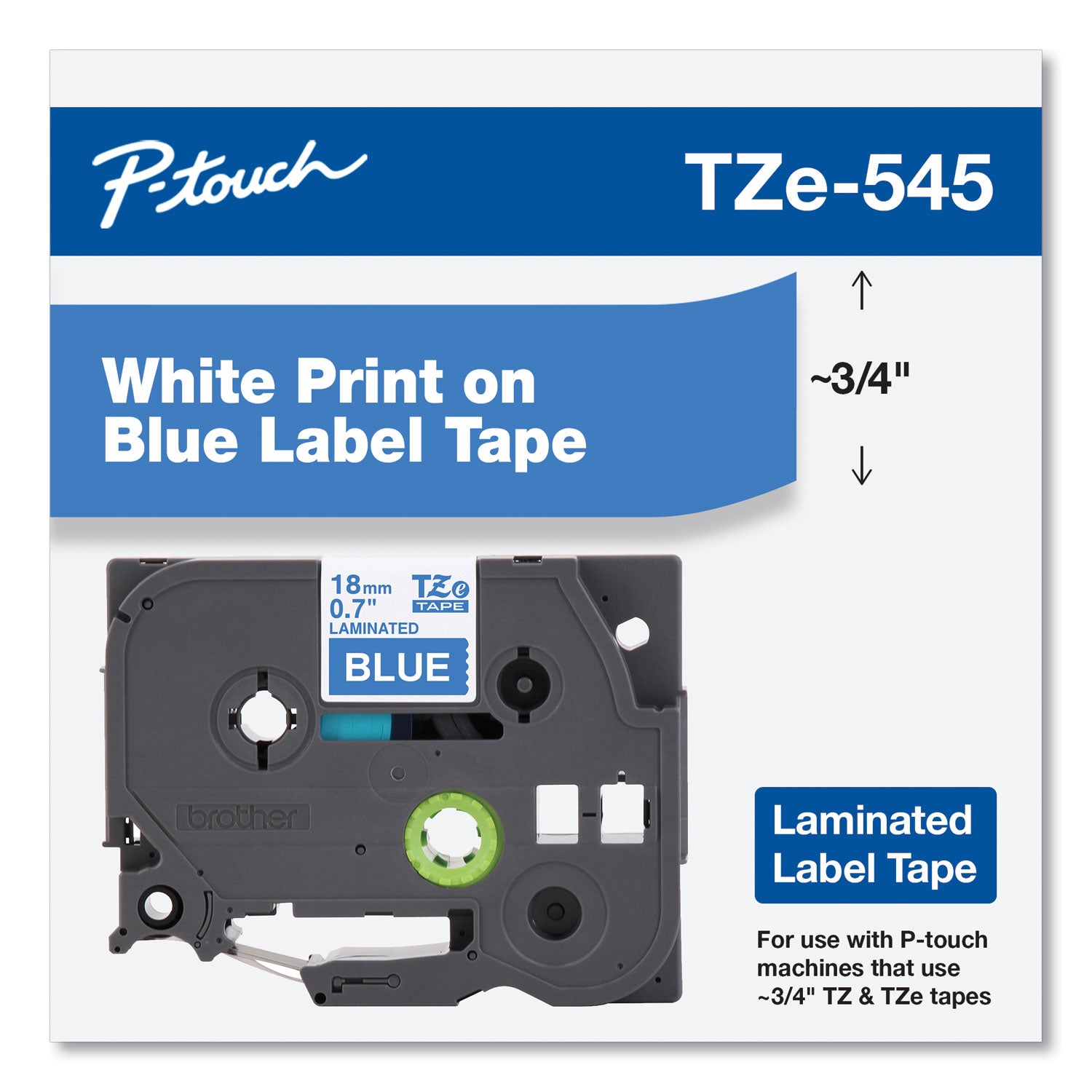 tze-standard-adhesive-laminated-labeling-tape-07-x-262-ft-white-on-blue_brttze545 - 2
