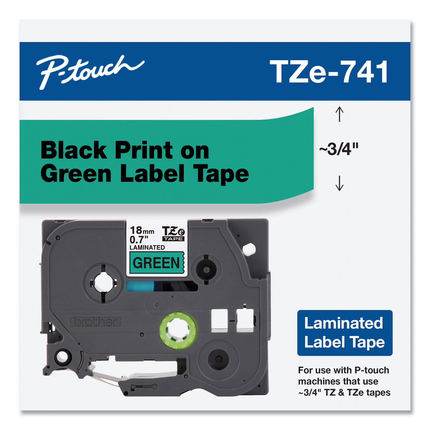 tze-standard-adhesive-laminated-labeling-tape-07-x-262-ft-black-on-green_brttze741 - 2