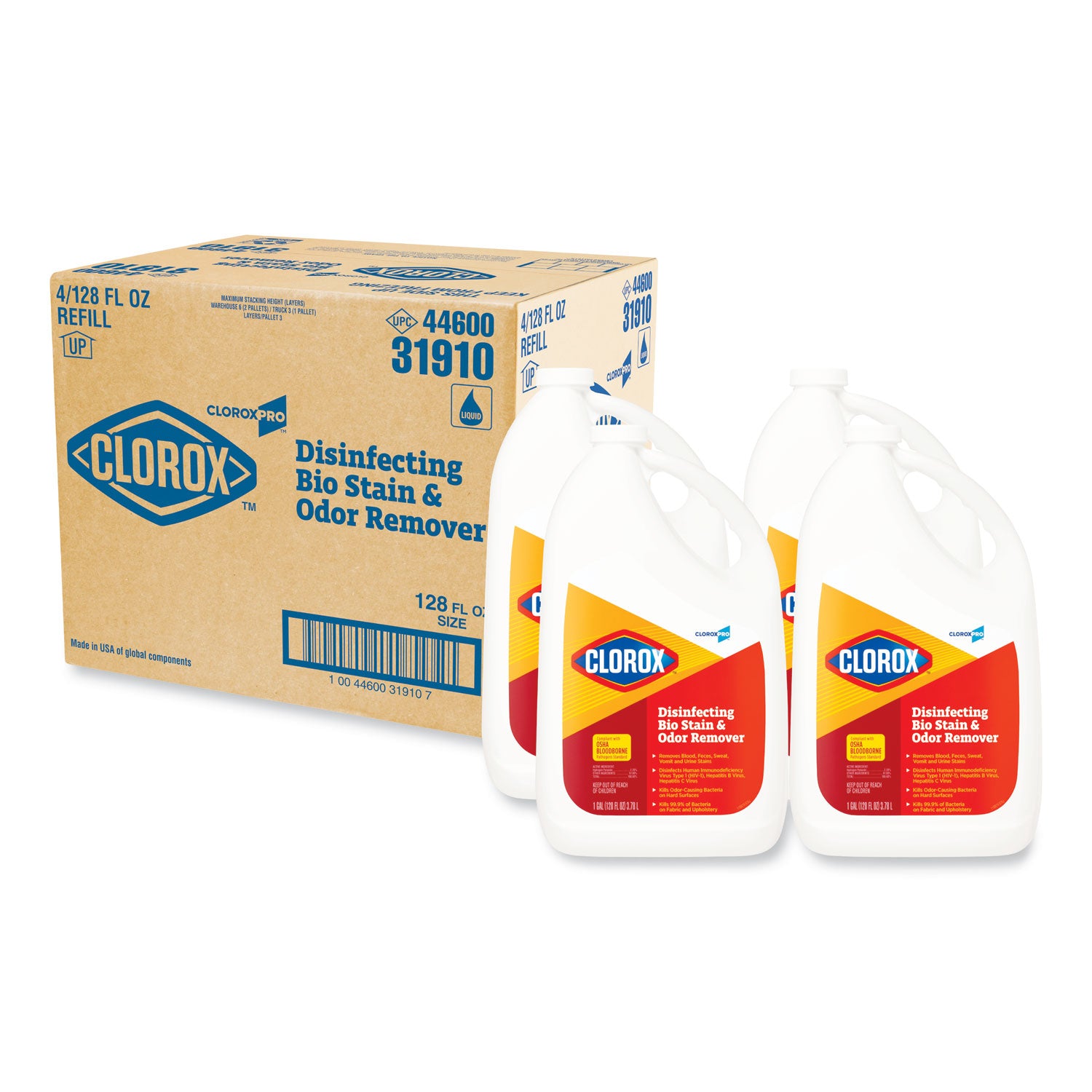 disinfecting-bio-stain-and-odor-remover-fragranced-128-oz-refill-bottle-4-ct_clo31910 - 1
