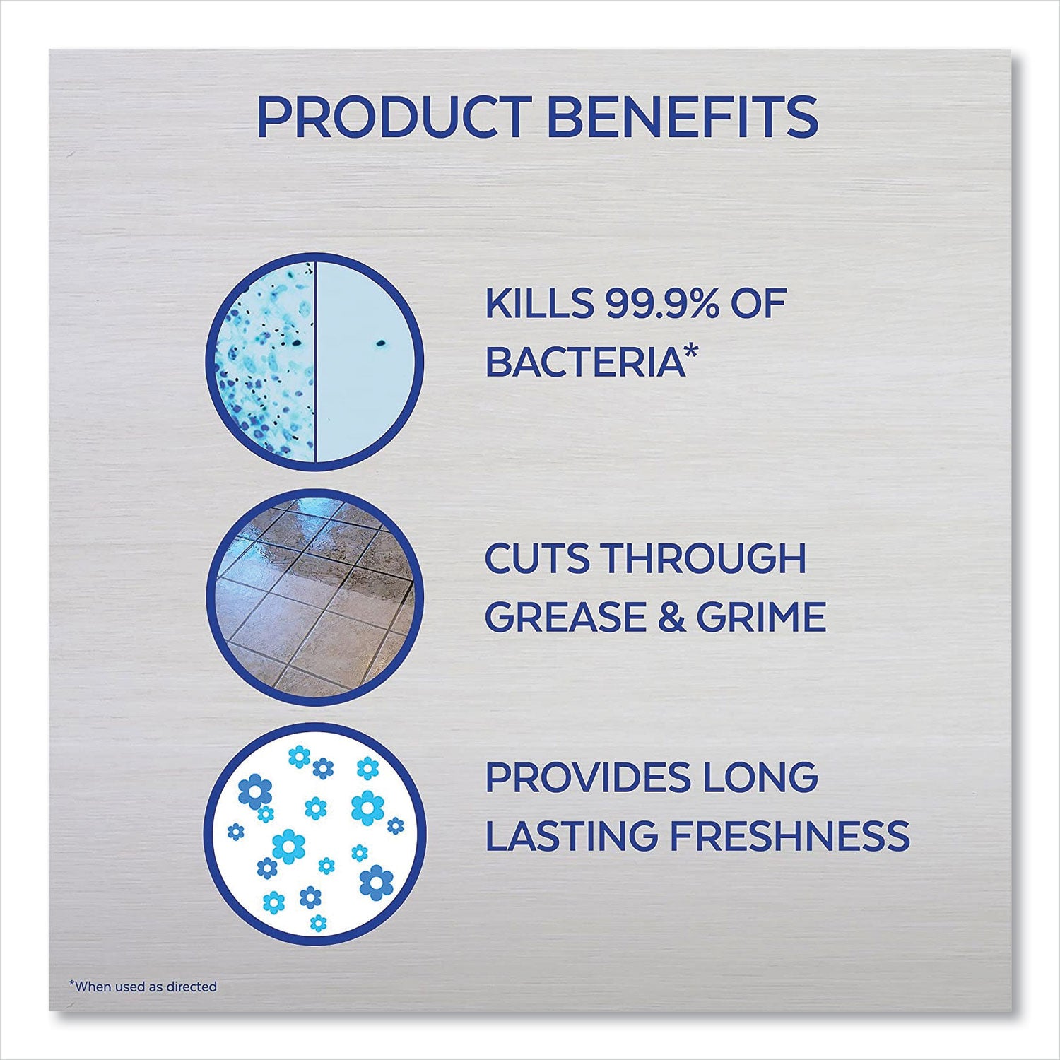 Clean and Fresh Multi-Surface Cleaner, Sparkling Lemon and Sunflower Essence Scent, 40 oz Bottle -