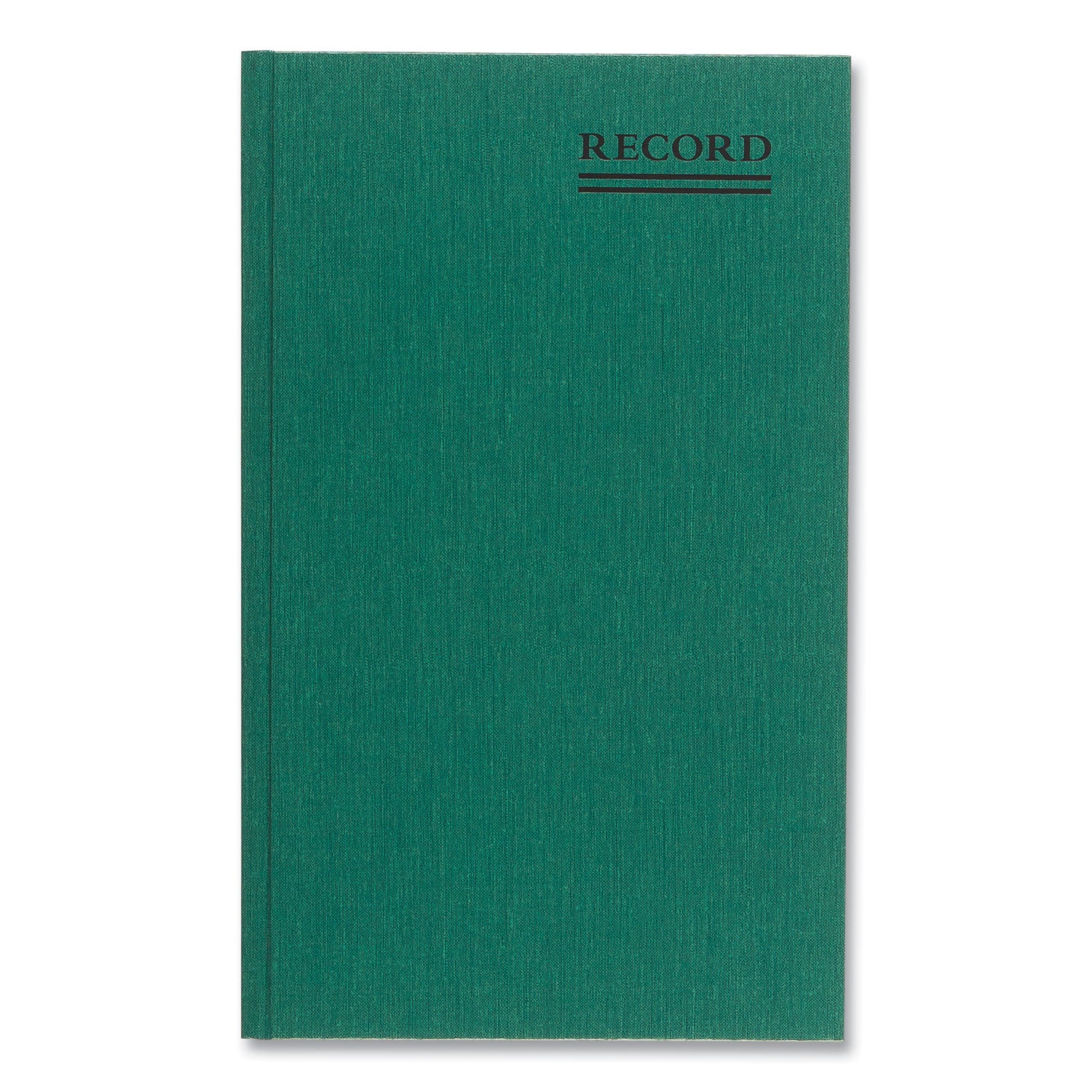 Emerald Series Account Book, Green Cover, 12.25 x 7.25 Sheets, 150 Sheets/Book -