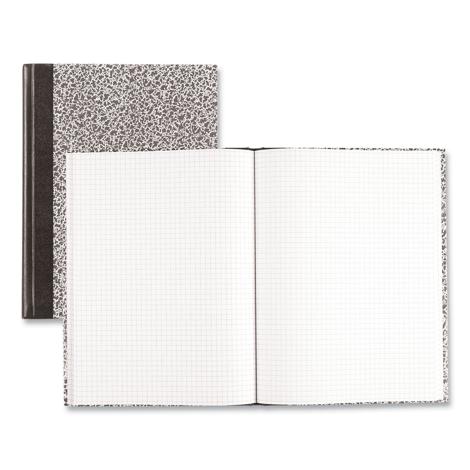 Lab Notebook, Quadrille Rule (5 sq/in), Green Marble Cover, (96) 10.13 x 7.88 Sheets -