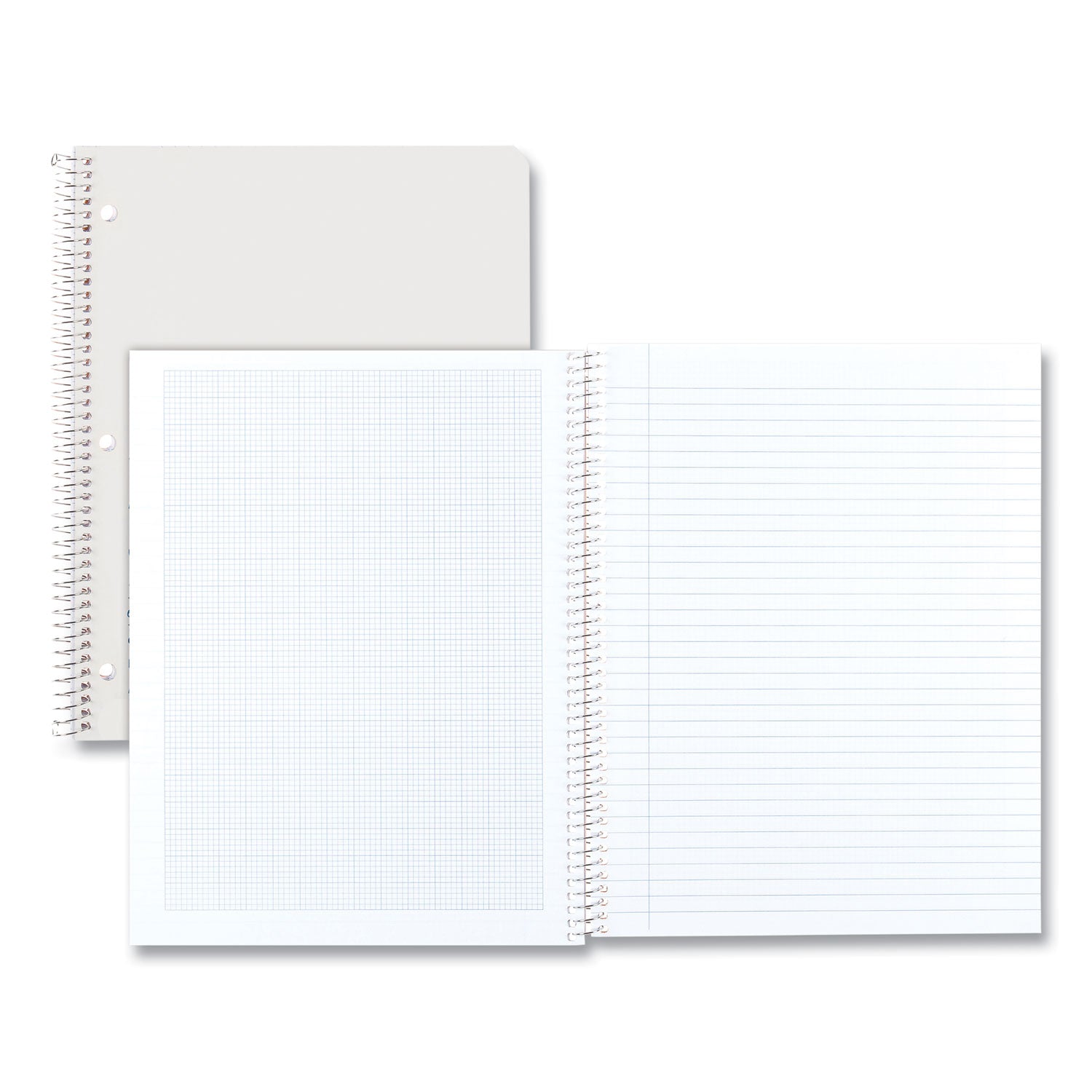 Engineering and Science Notebook, Quadrille Rule (10 sq/in), White Cover, (60) 11 x 8.5 Sheets -