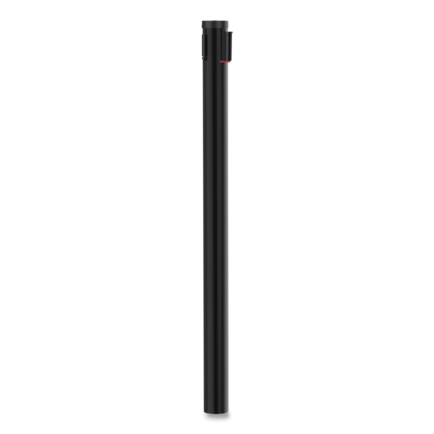 Adjusta-Tape Crowd Control Posts Only, Steel, 40" High, Black, 2/Box -
