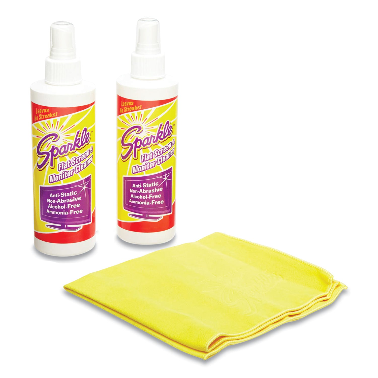flat-screen-and-monitor-cleaner-pleasant-scent-8-oz-bottle-2-pack-6-carton_fun50128ct - 1