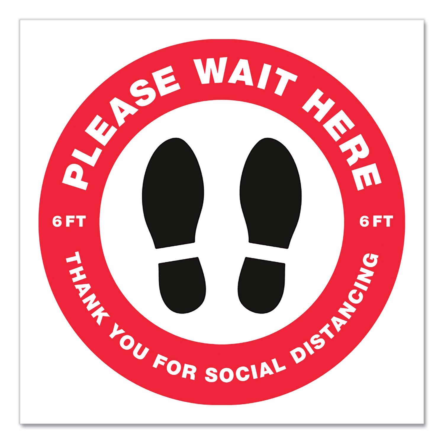 social-distancing-floor-decals-105-dia-please-wait-here-red-white-face-black-graphics-5-pack_ave83090 - 1