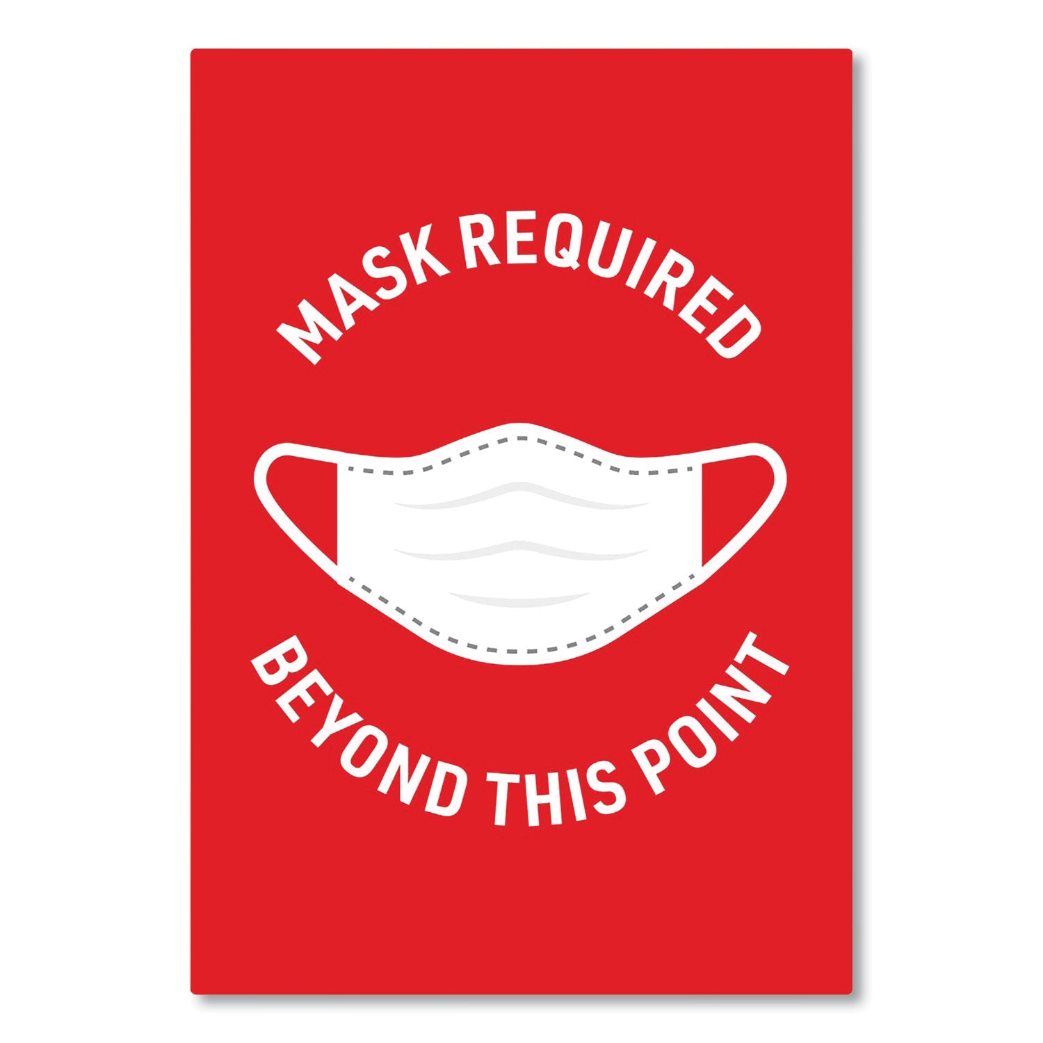preprinted-surface-safe-wall-decals-7-x-10-mask-required-beyond-this-point-red-face-white-graphics-5-pack_ave83177 - 2
