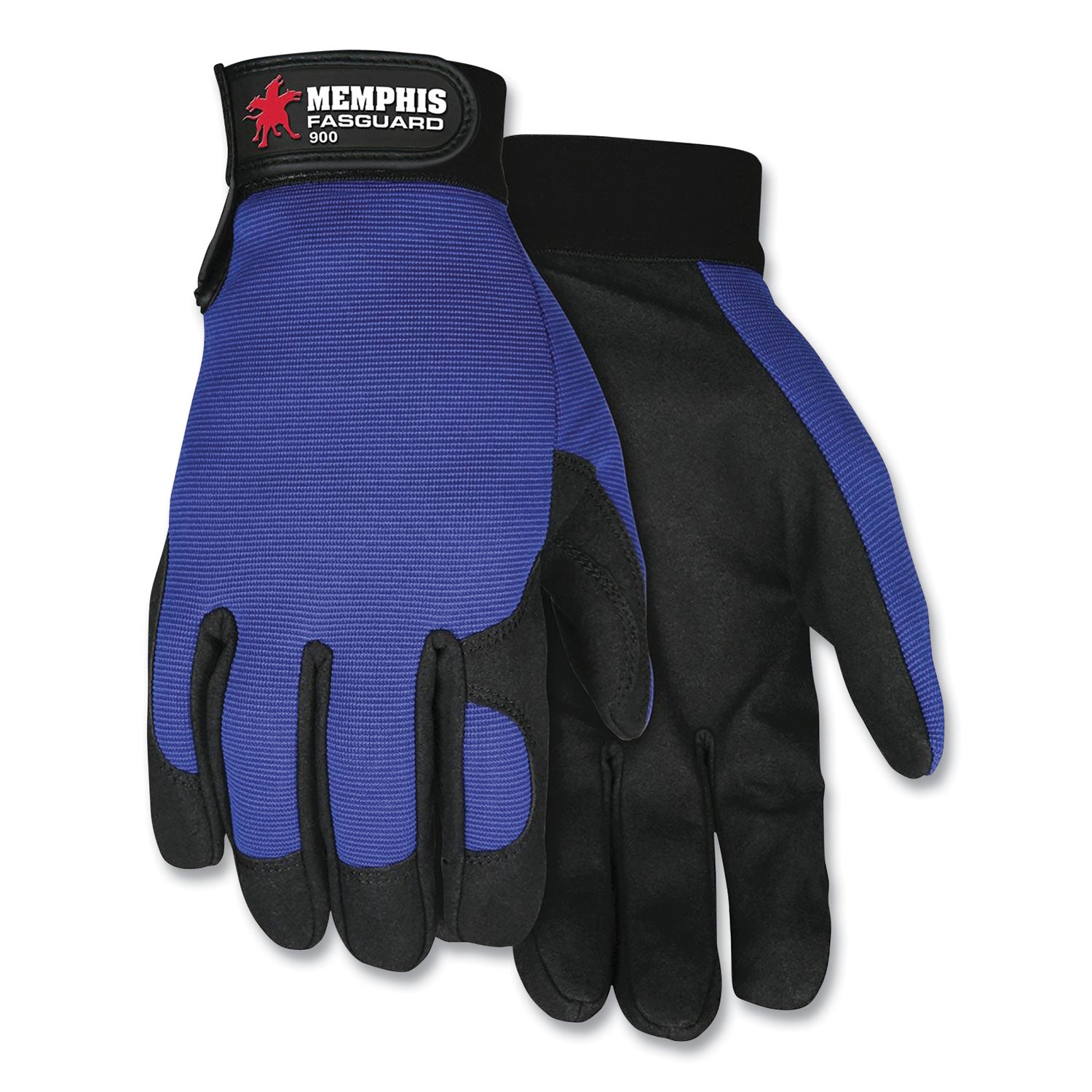 clarino-synthetic-leather-palm-mechanics-gloves-blue-black-medium_crw900m - 1