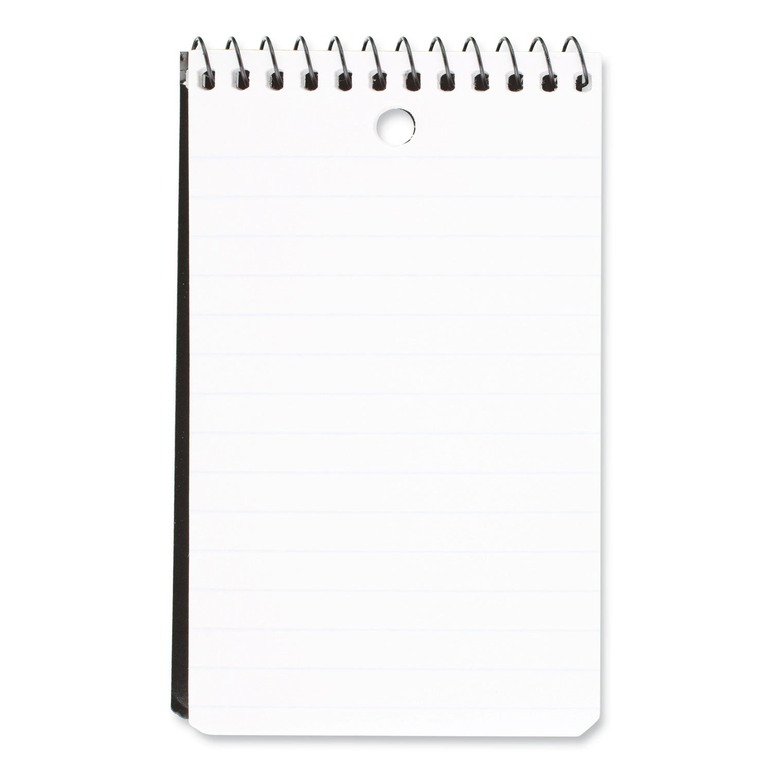 Wirebound Memo Pad with Wall-Hanger Eyelet, Medium/College Rule, Randomly Assorted Cover Colors, 60 White 3 x 5 Sheets -
