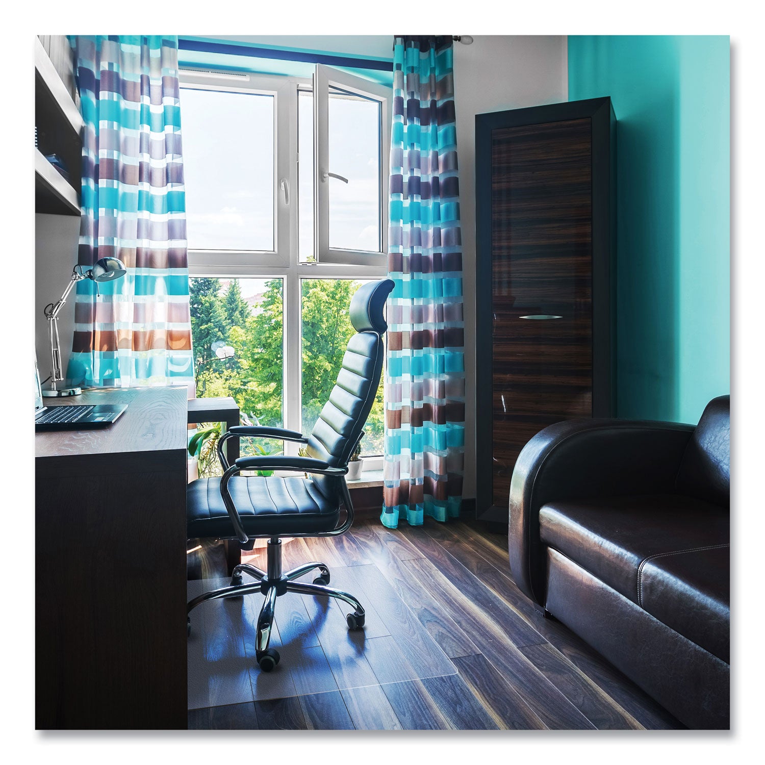 cleartex-ultimat-polycarbonate-chair-mat-for-hard-floors-48-x-60-clear_flrer1215219er - 2