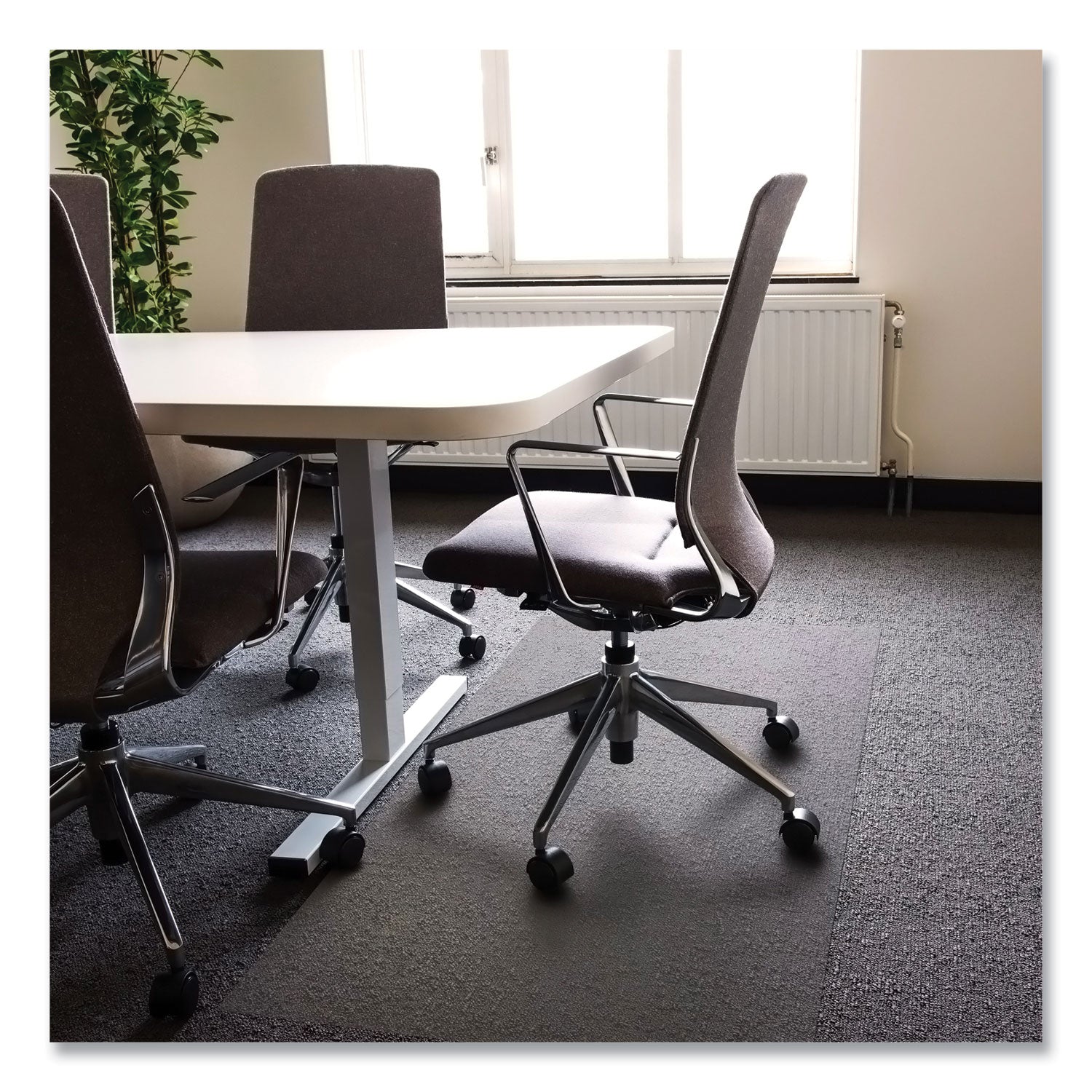 cleartex-ultimat-xxl-polycarb-square-office-mat-for-carpets-59-x-79-clear_flr1115020023er - 2