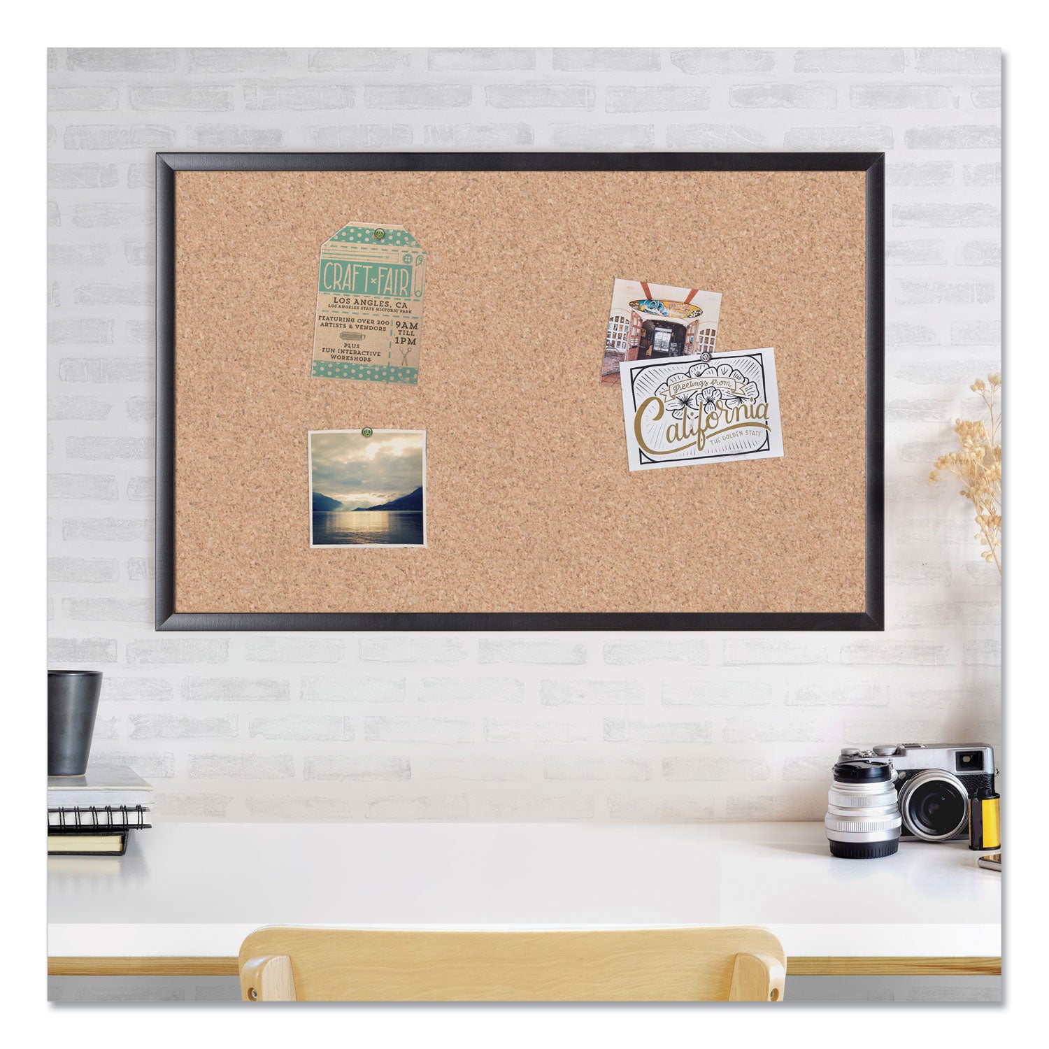 cork-bulletin-board-35-x-23-tan-surface-black-frame_ubr301u0001 - 2