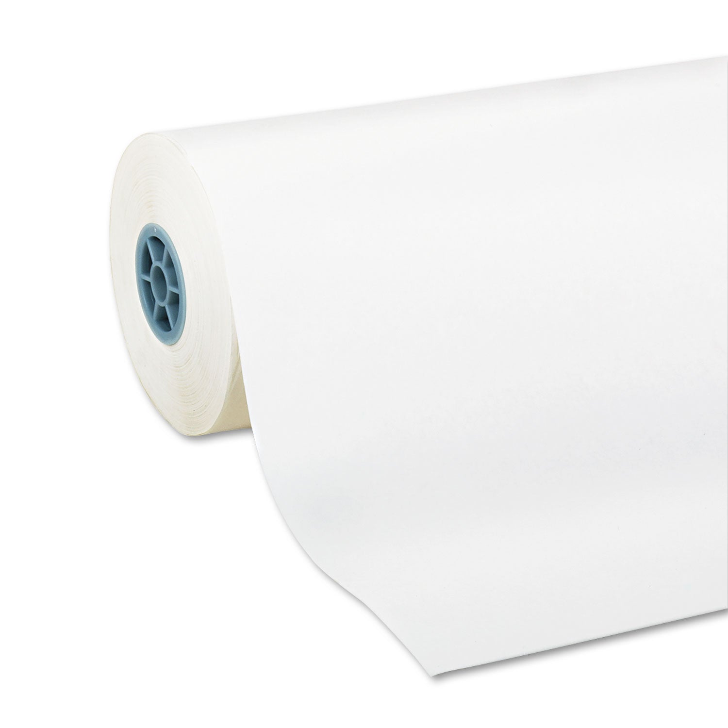 Kraft Paper Roll, 40 lb Wrapping Weight, 24" x 1,000 ft, White -