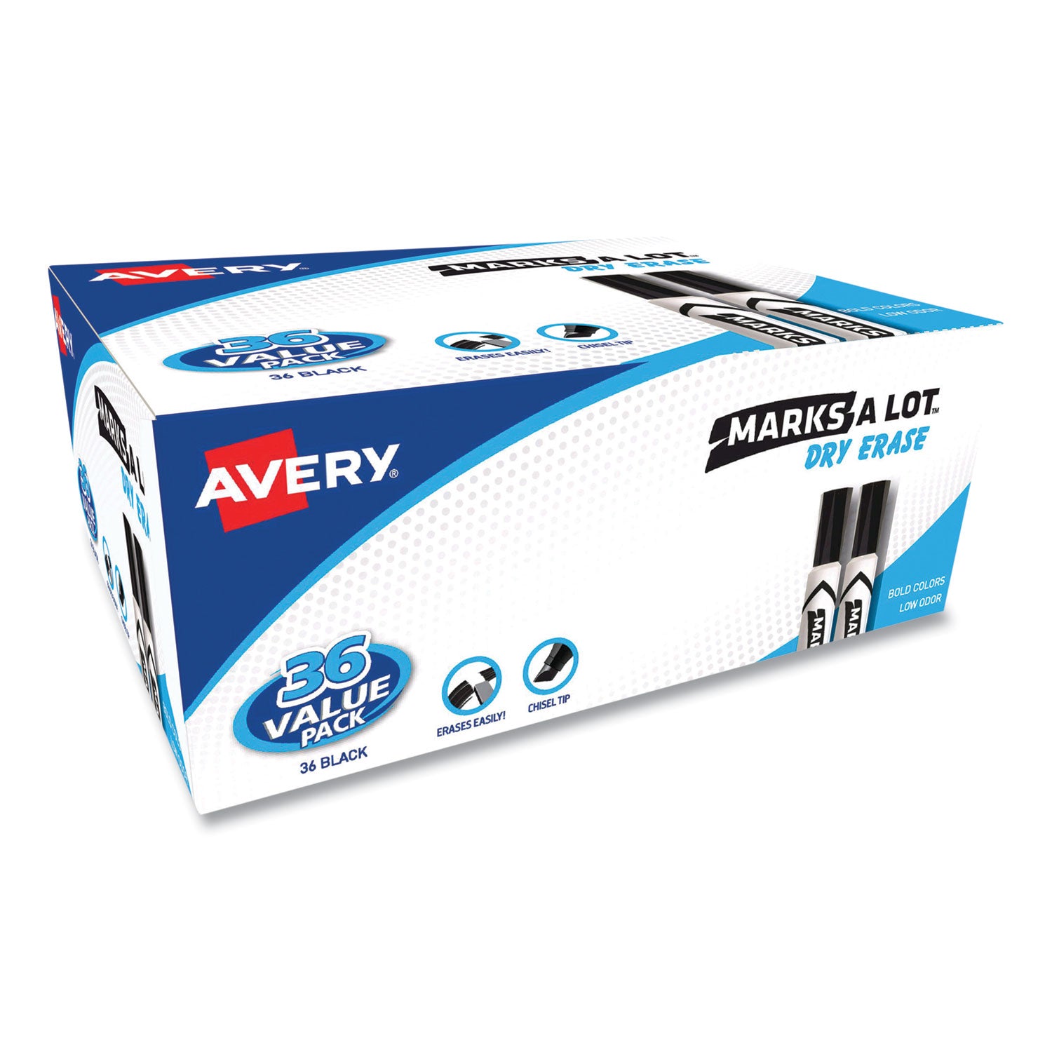 marks-a-lot-desk-style-dry-erase-marker-value-pack-broad-chisel-tip-black-36-pack-98207_ave98207 - 2