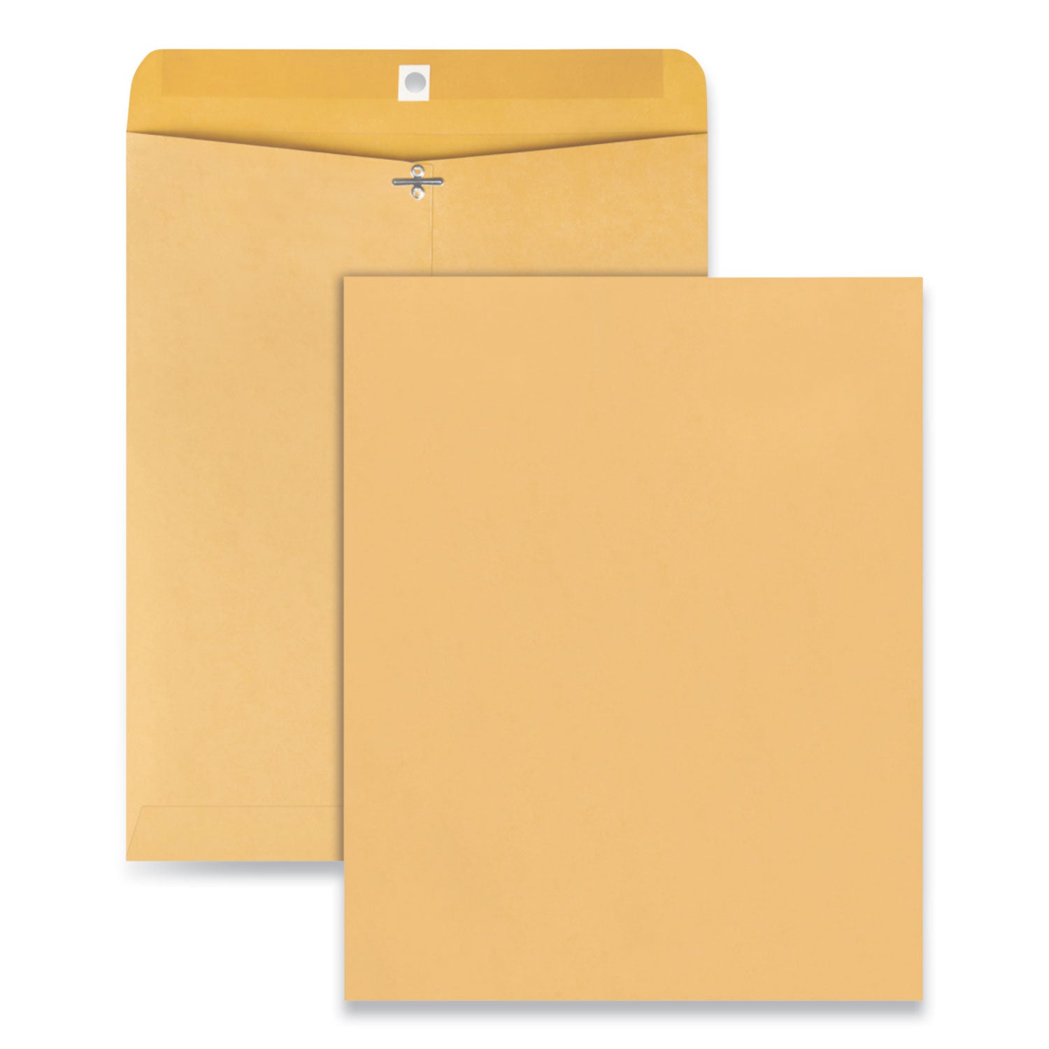 kraft-clasp-envelope-#105-square-flap-clasp-gummed-closure-115-x-145-brown-kraft-100-pack_unv35263 - 1