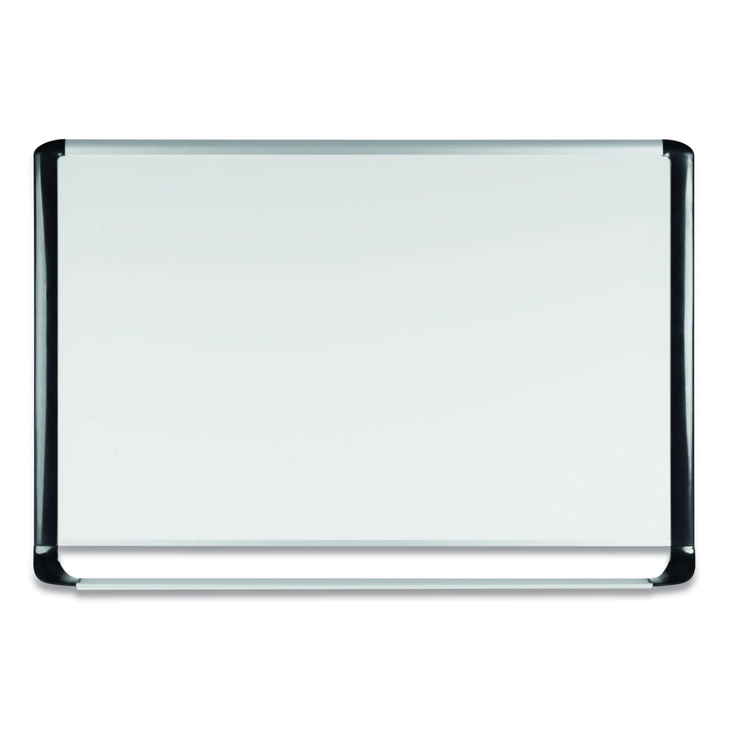 Pure Platinum Magnetic Dry Erase Board, 96 x 48, White Surface, Silver/Black Aluminum Frame -
