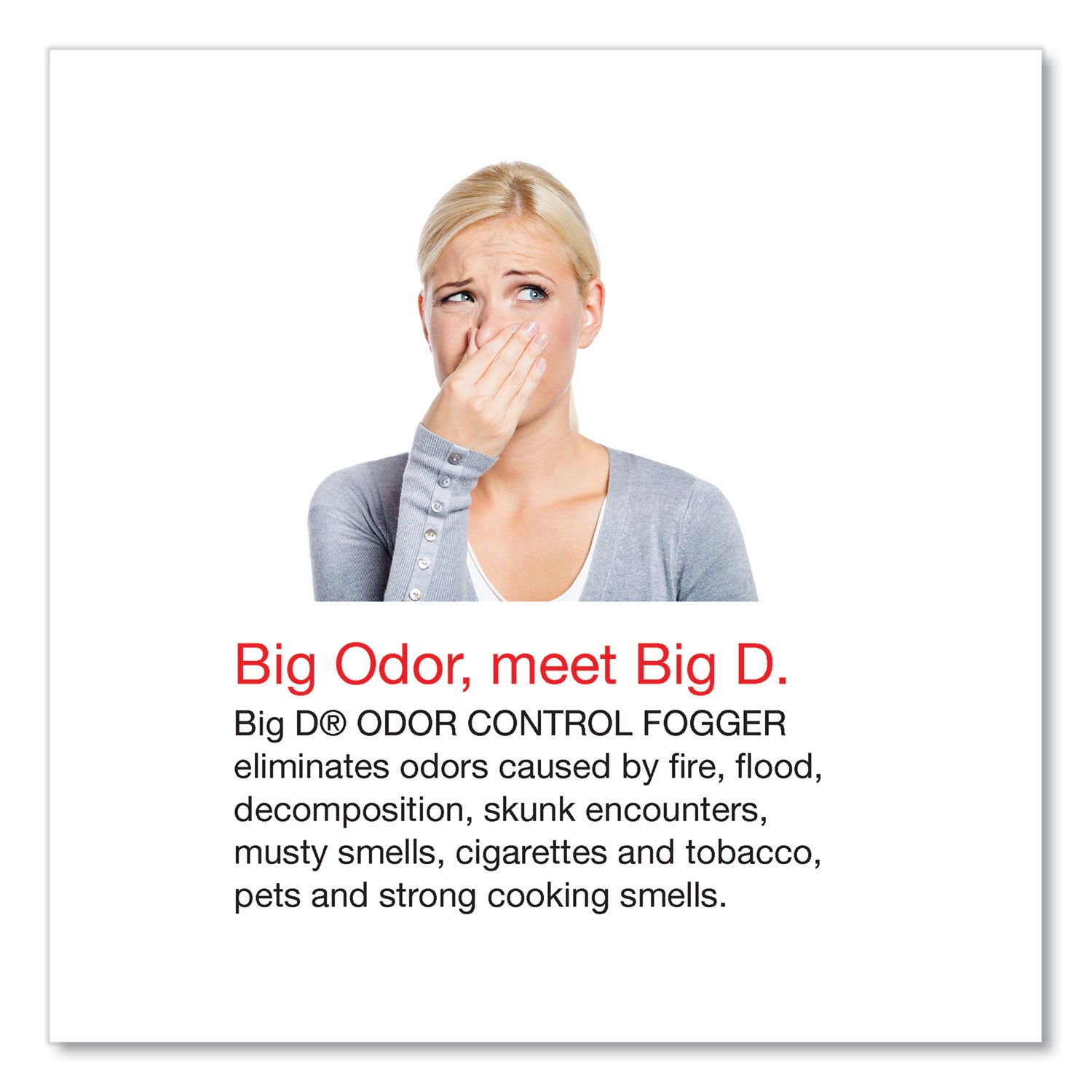 Odor Control Fogger, Original Scent, 5 oz Aerosol Spray, 12/Carton -