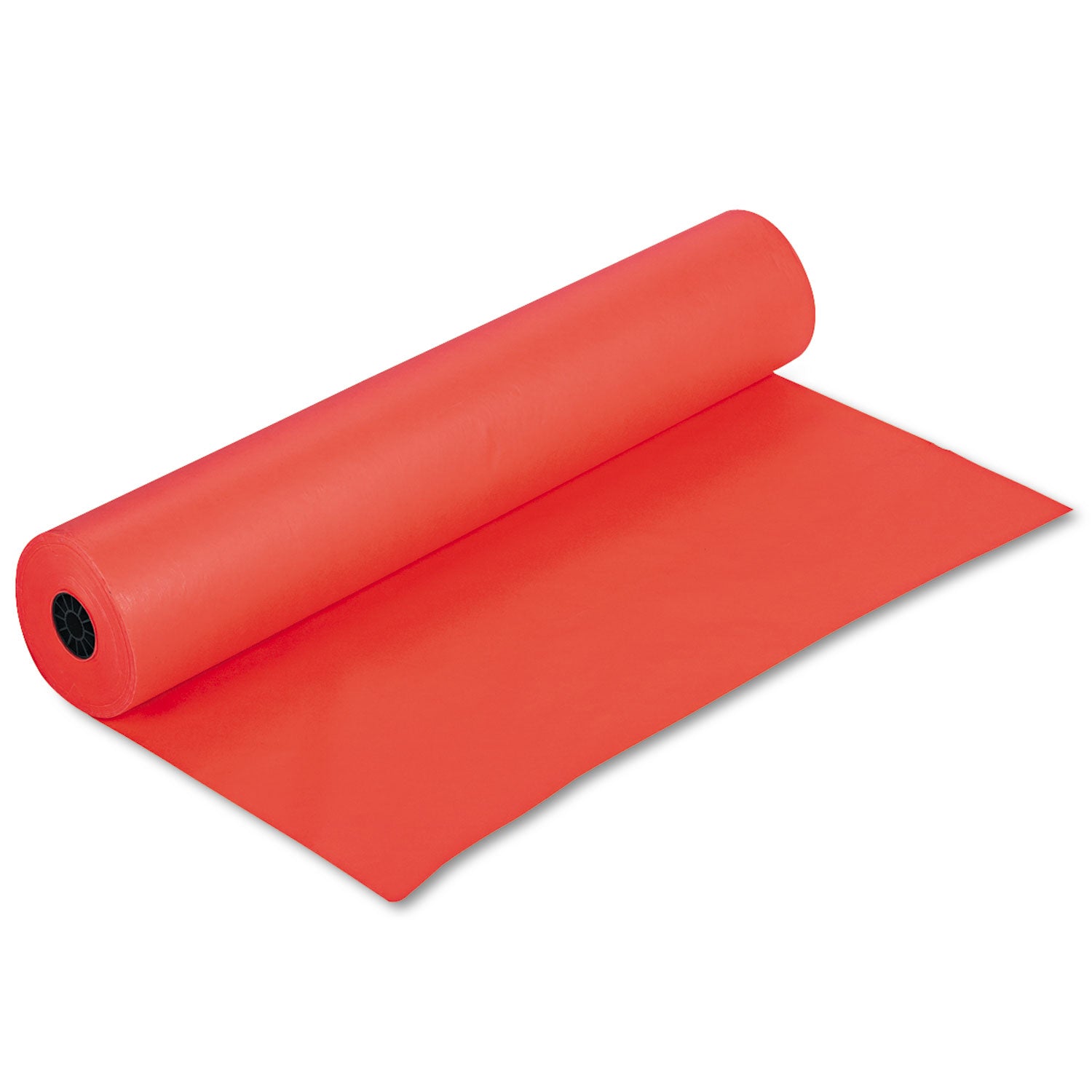 Rainbow Duo-Finish Colored Kraft Paper, 35 lb Wrapping Weight, 36" x 1,000 ft, Orange -