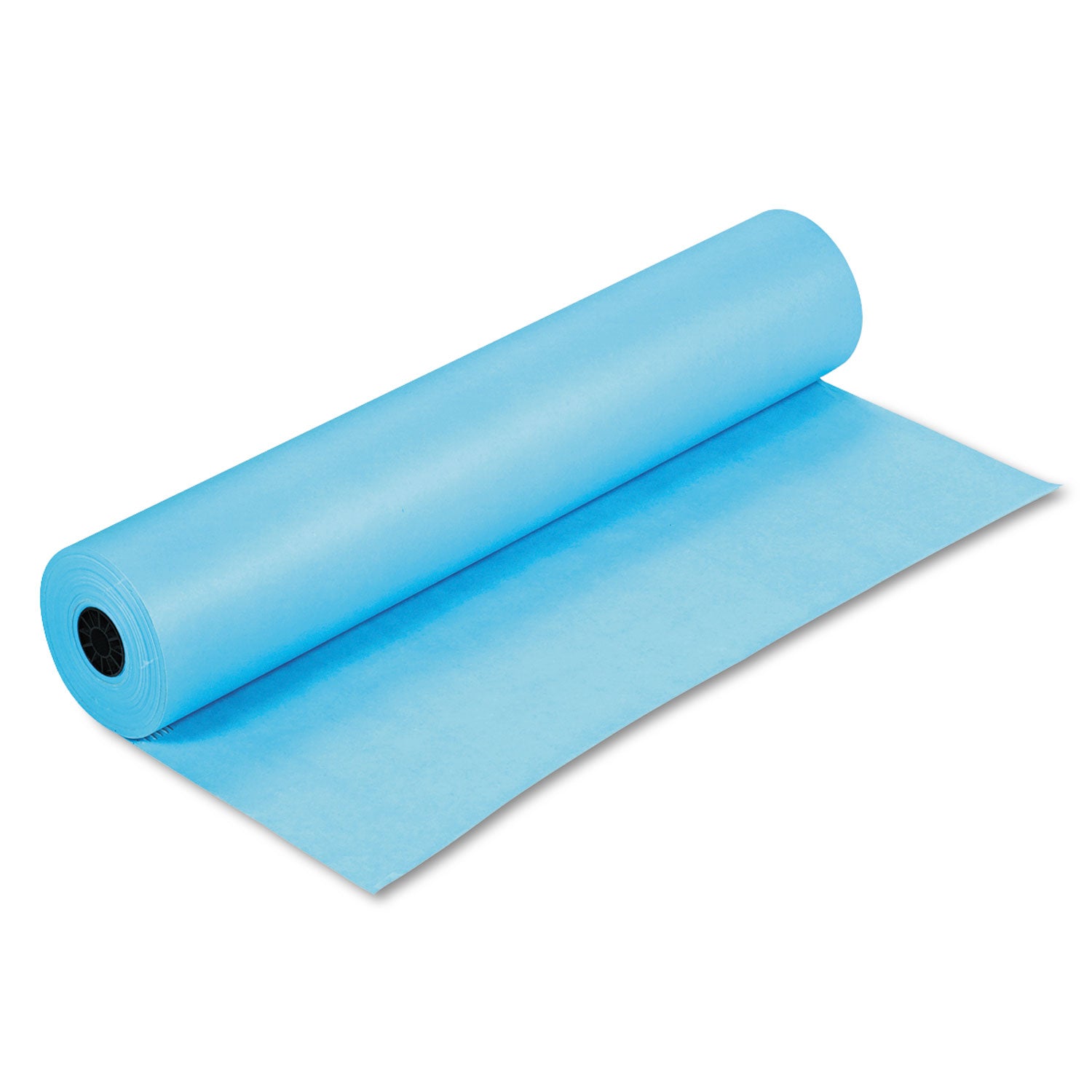 Rainbow Duo-Finish Colored Kraft Paper, 35 lb Wrapping Weight, 36" x 1,000 ft, Sky Blue -