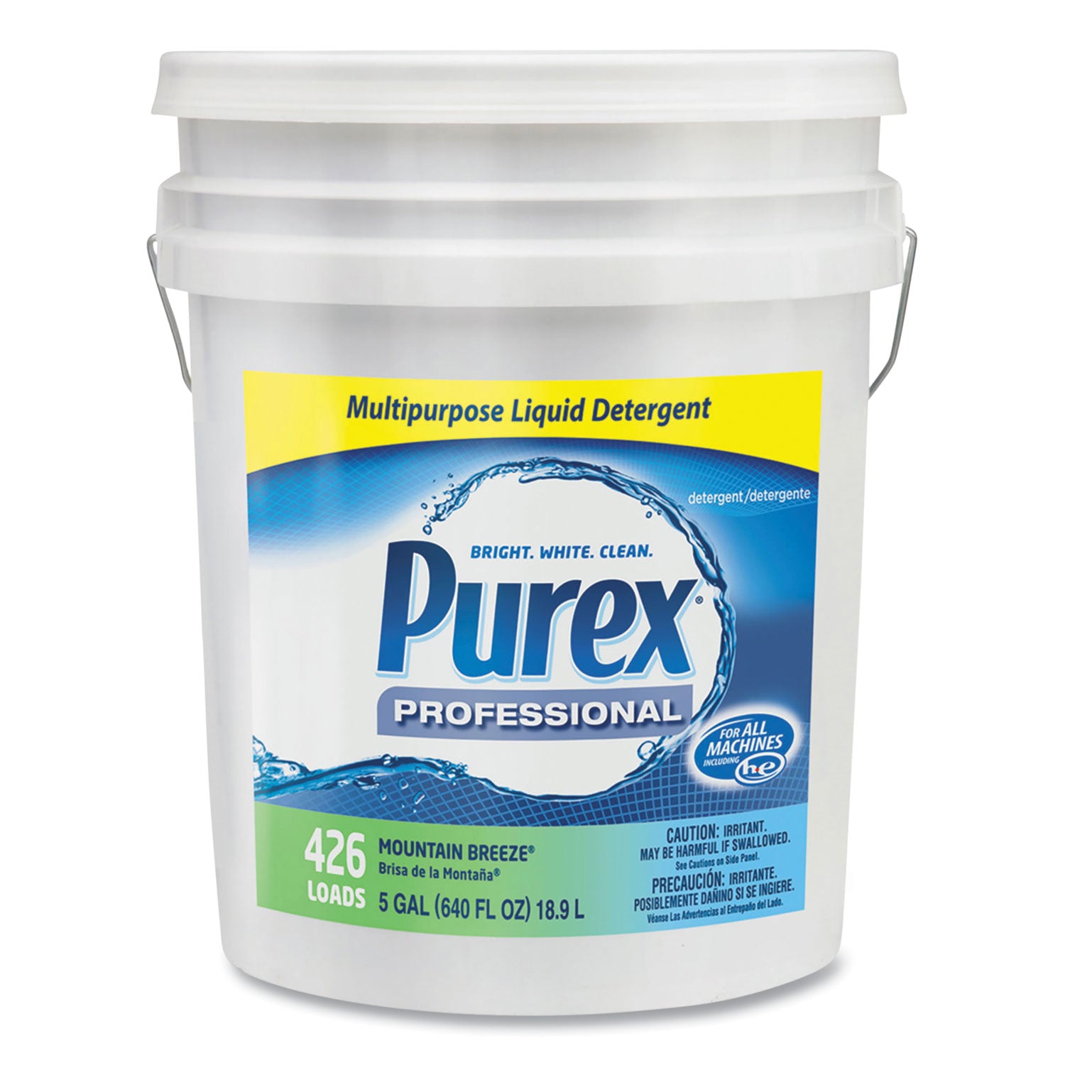 Liquid Laundry Detergent, Mountain Breeze, 5 gal. Pail -