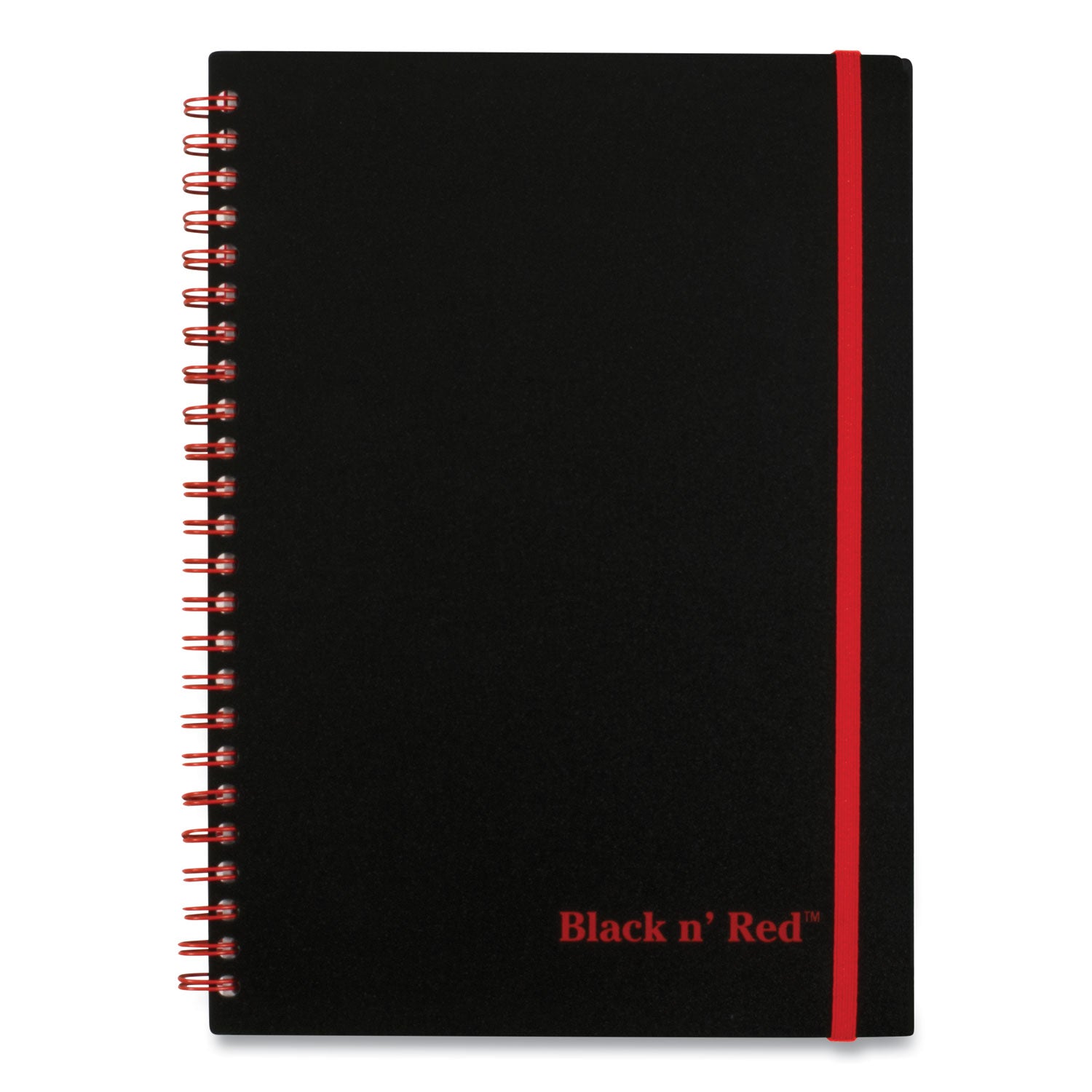 Flexible Cover Twinwire Notebooks, SCRIBZEE Compatible, 1-Subject, Wide/Legal Rule, Black Cover, (70) 8.25 x 5.63 Sheets -