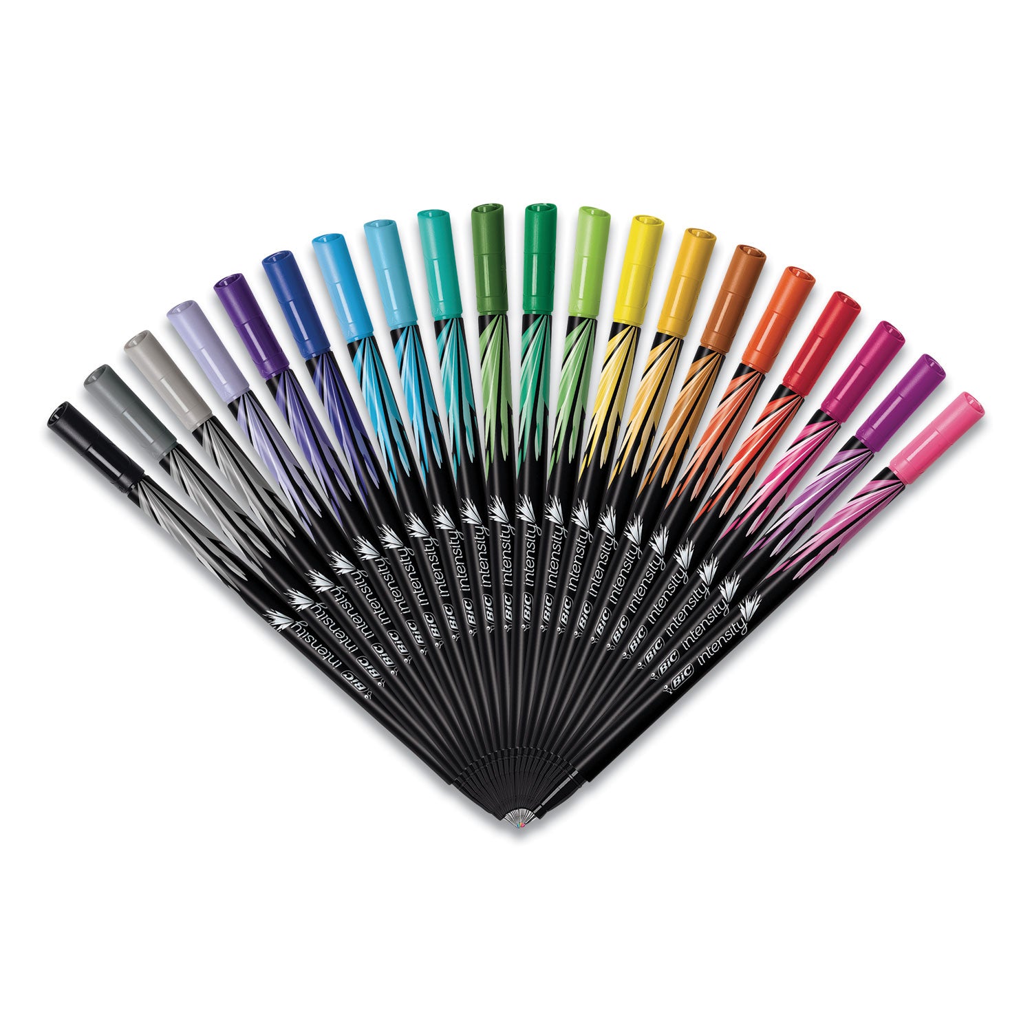intensity-porous-point-pen-stick-fine-04-mm-assorted-ink-and-barrel-colors-20-pack_bicbcfpa201ast - 2